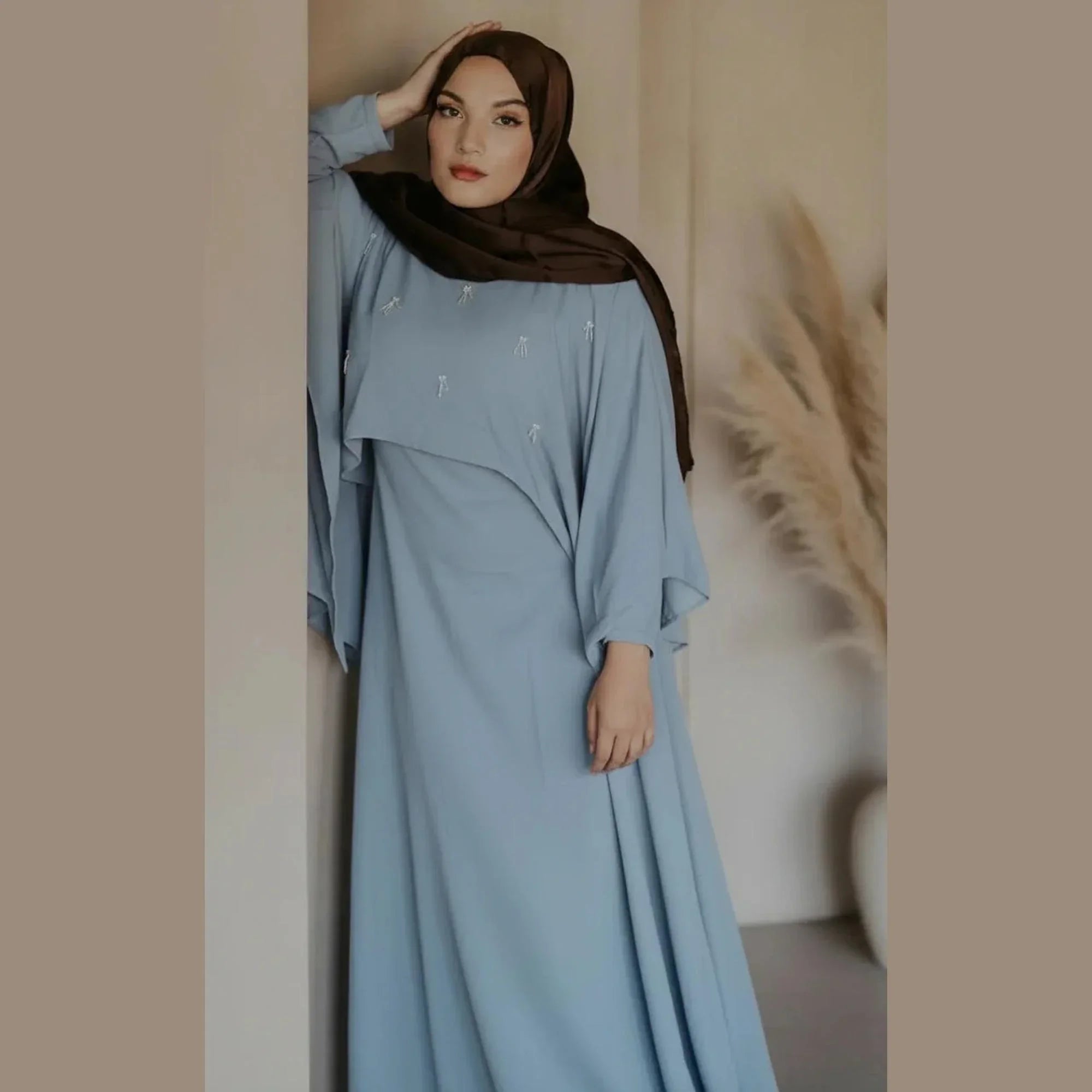 Jamela Abaya — Classic Cut | Sky Dream - ZAHRA'S BEST
