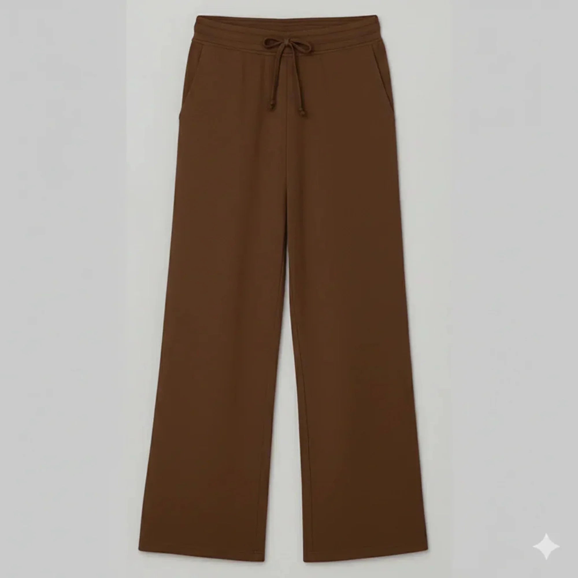 Mira AirFlex Ultra Wide Leg Pant - Cocoa - ZAHRA'S BEST
