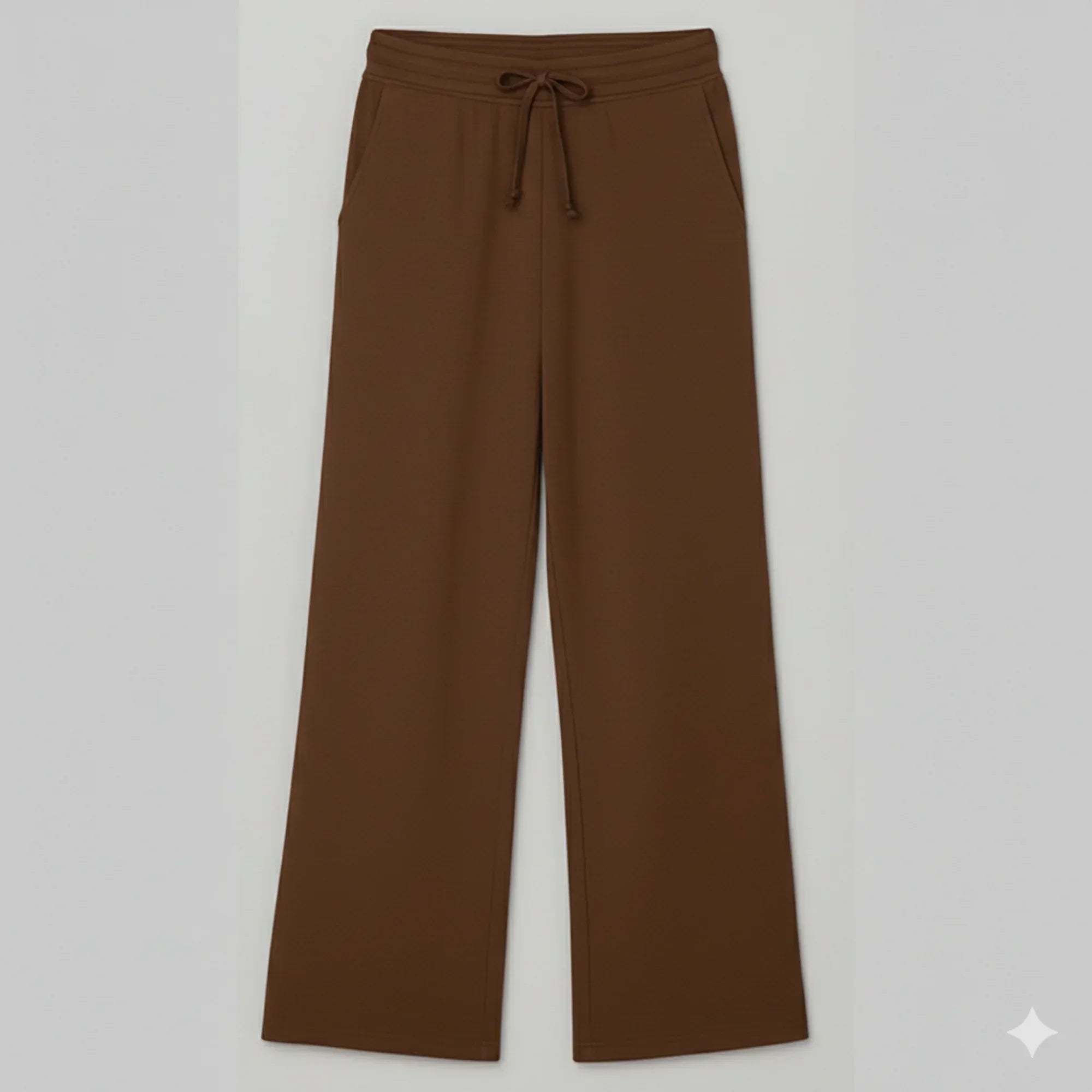 Mira AirFlex Wide Leg Pant - Cocoa - ZAHRA'S BEST