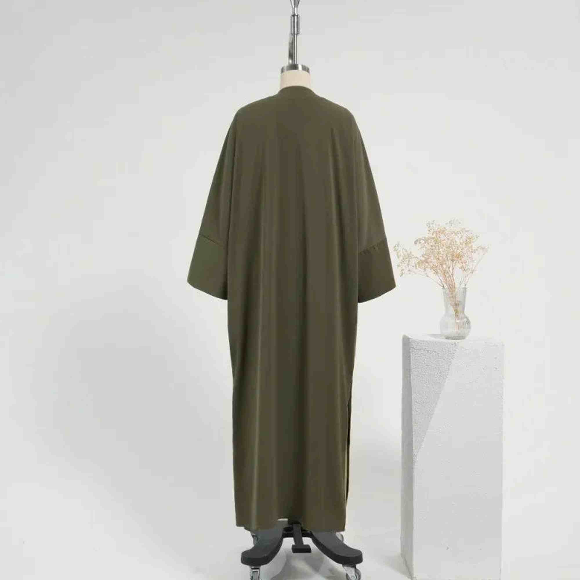 ZahrasBest Dubai Alia Abaya Pistachio / Olive