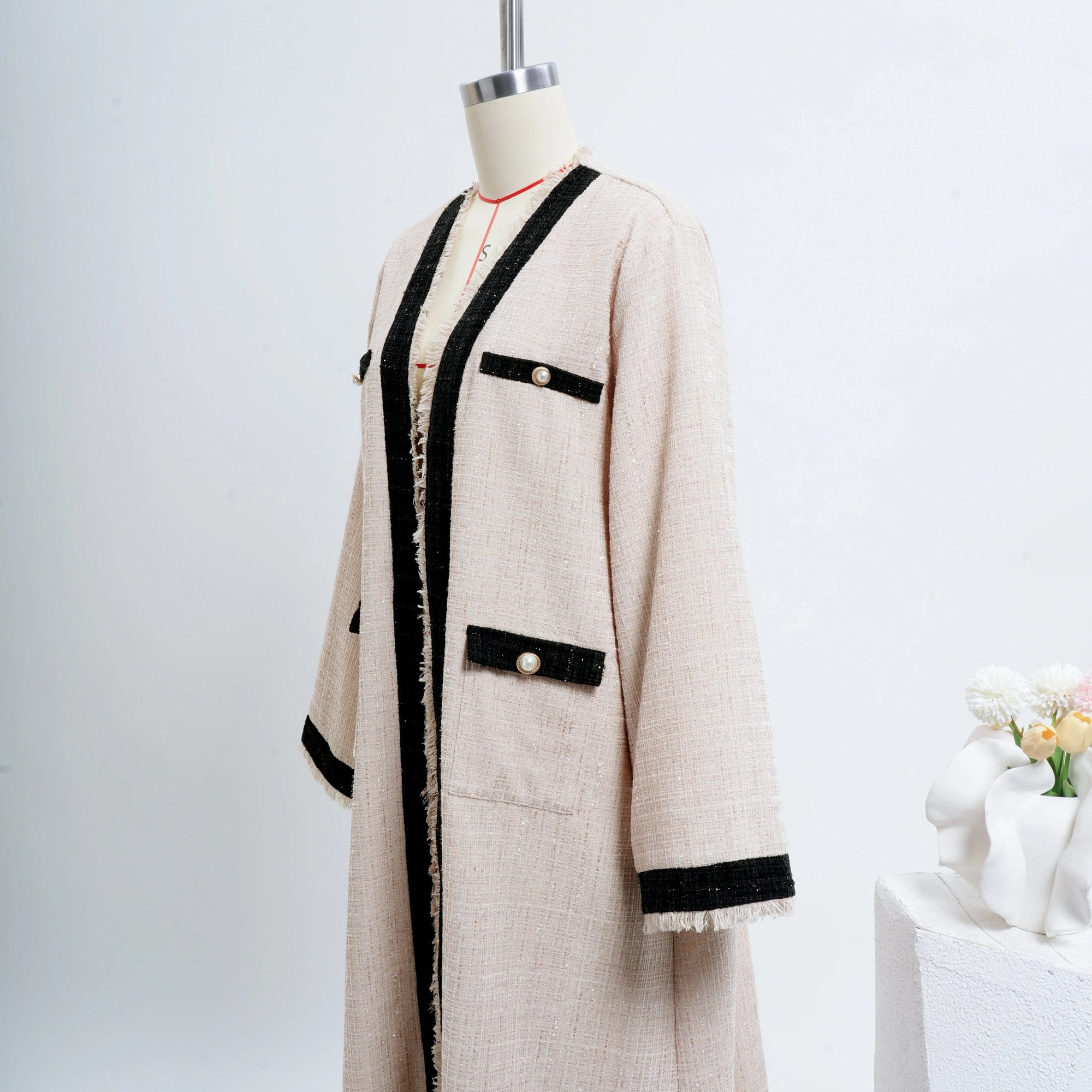 ZahrasBest Layla Abaya Crème Brûlée