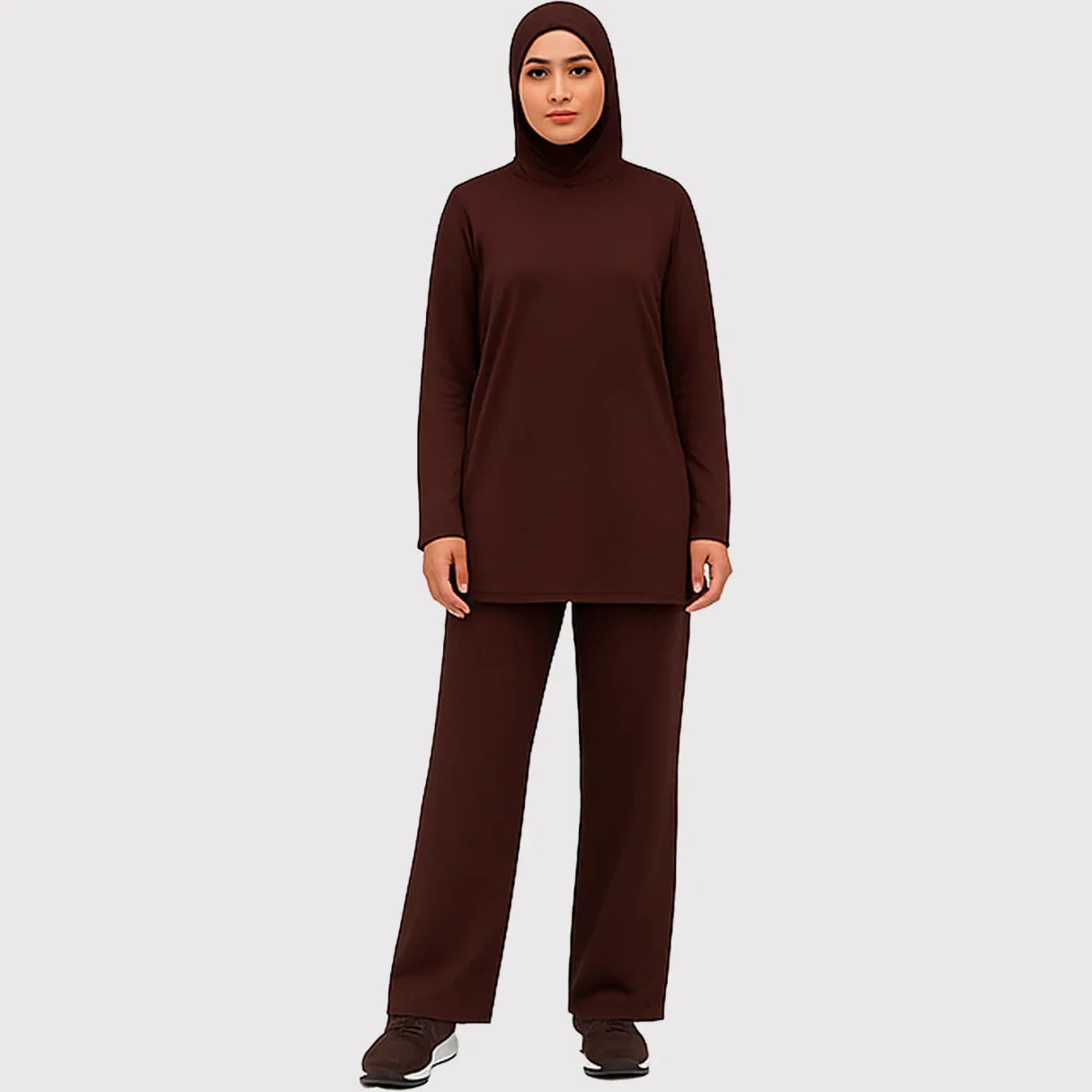 ZAHRAS BEST  MIRA AIRE FLEX Performance Top -  Cocoa