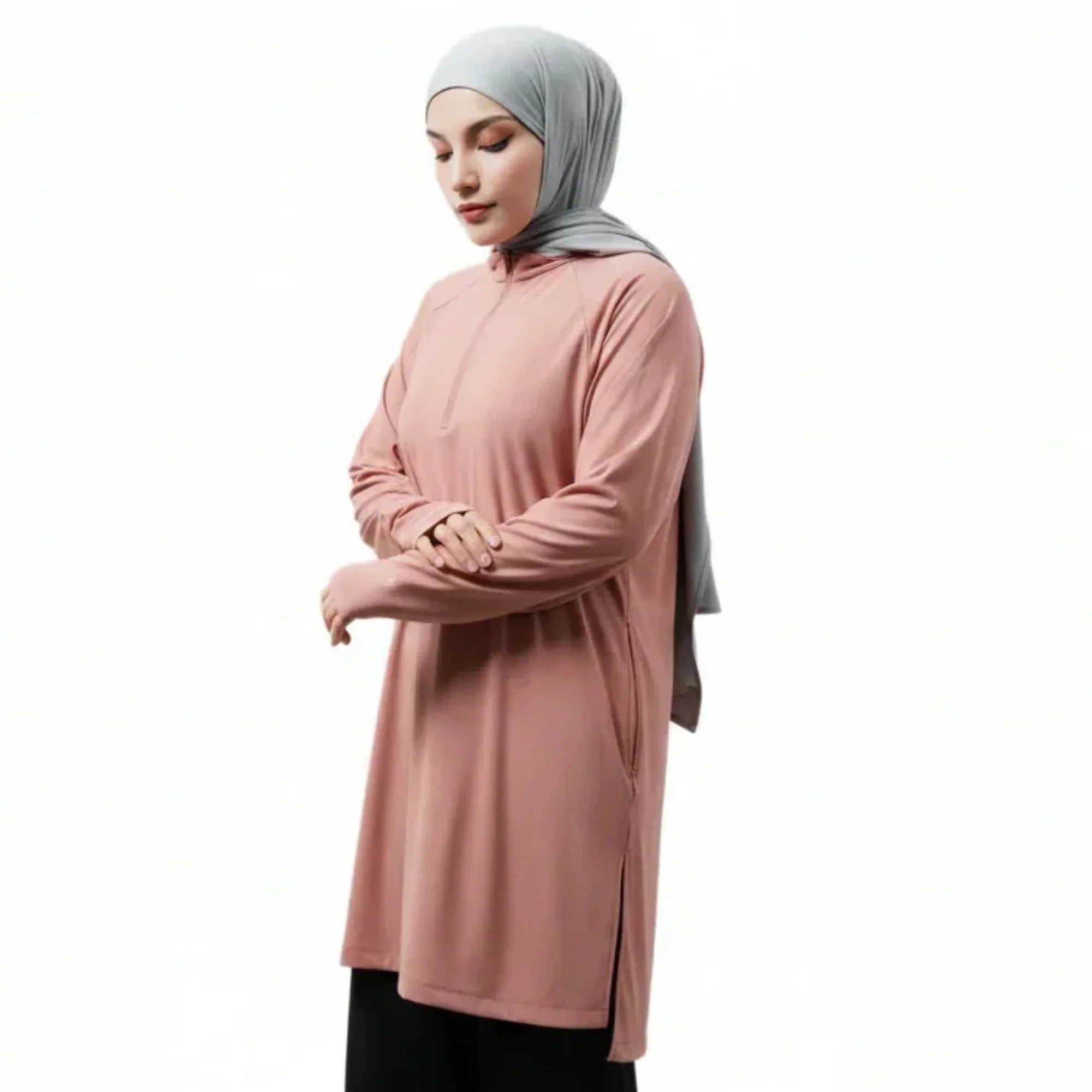 Limited Edition Mira AirFlex Raglan Top - Desert Rose - ZAHRA'S BEST