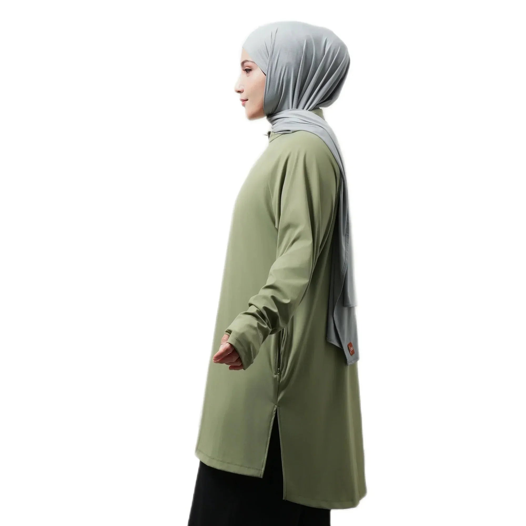 LImited Edition Mira AirFlex Raglan Top - Olive - ZAHRA'S BEST