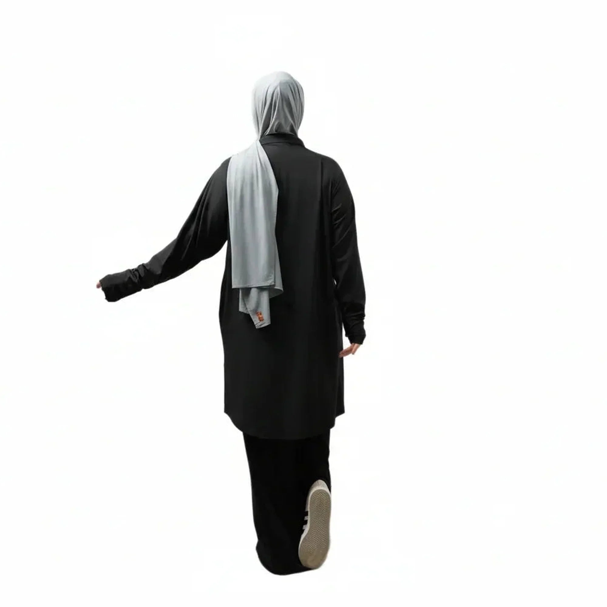 Mira AirFlex Set (Top & Wide Leg Pant) - Onyx - ZAHRA'S BEST