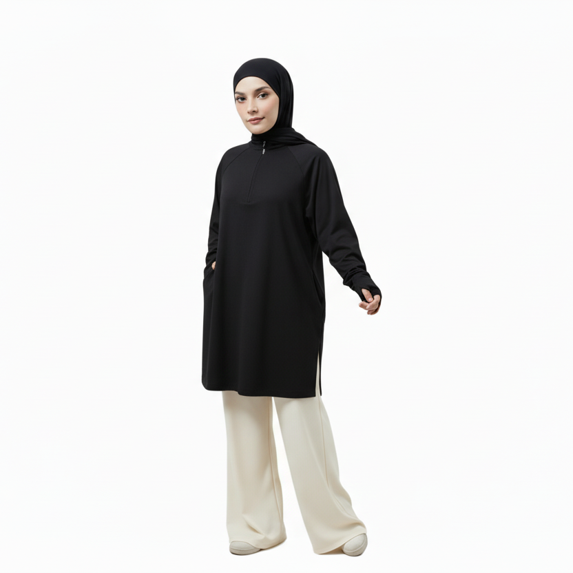 ZAHRAS BEST MIRA AIRFLEX Performance Top - Onyx