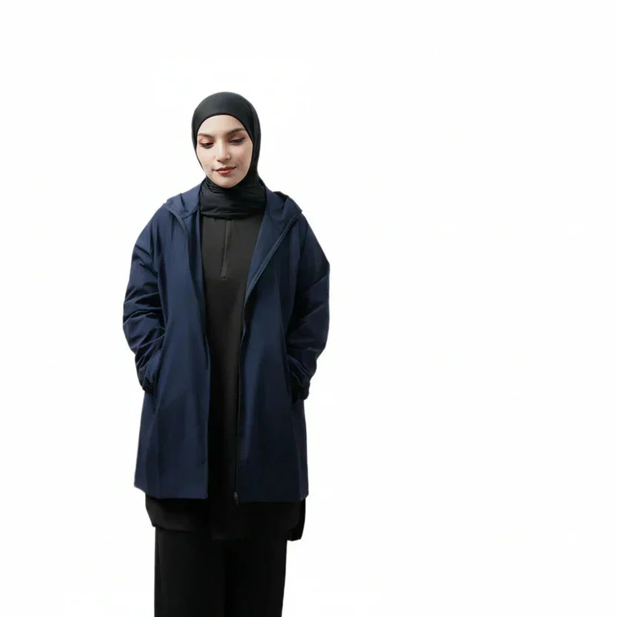 Mira AirFlex Set (Top & Wide Leg Pant) - Onyx - ZAHRA'S BEST