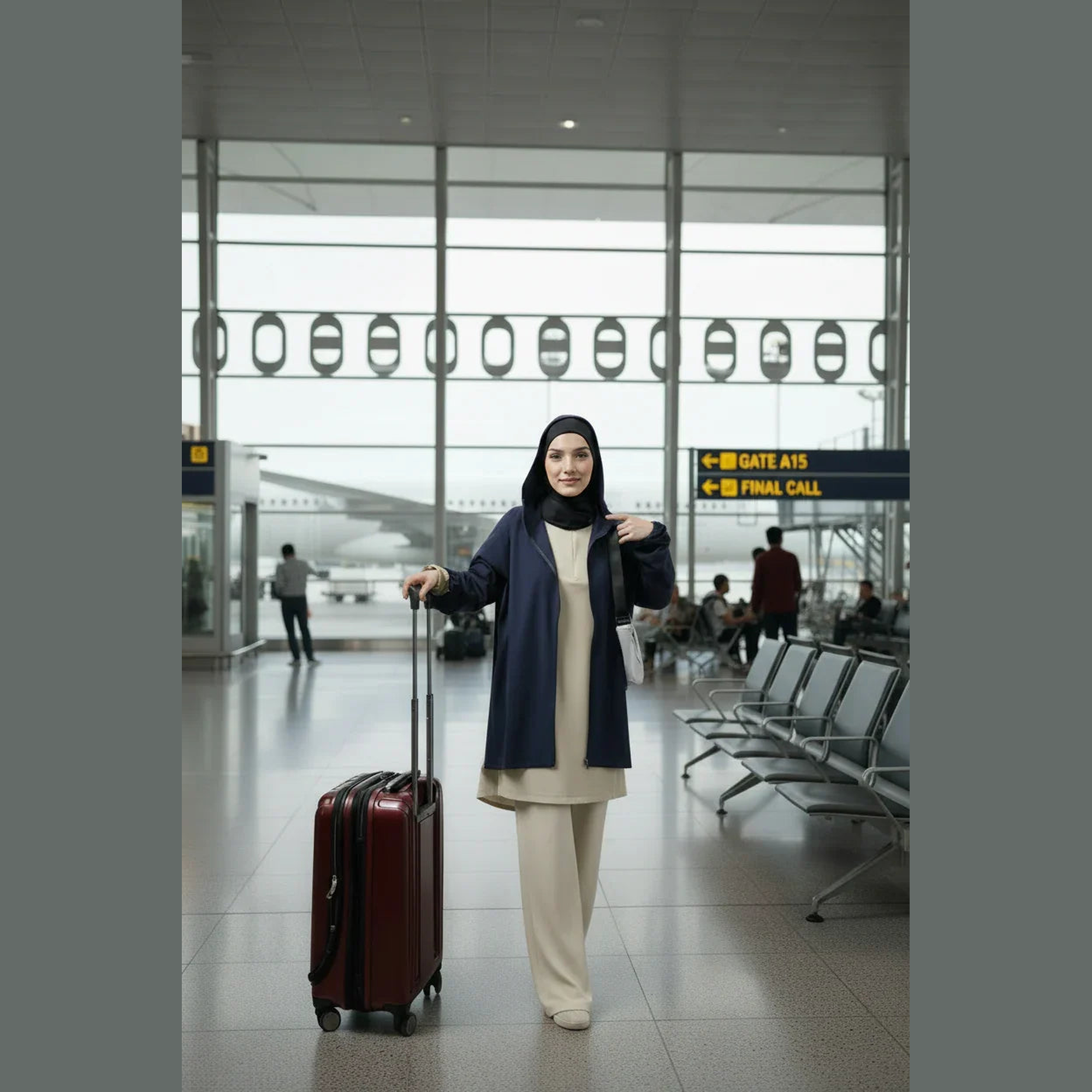 Mira AirFlex Set (Top & Wide Leg Pant) - Cloud