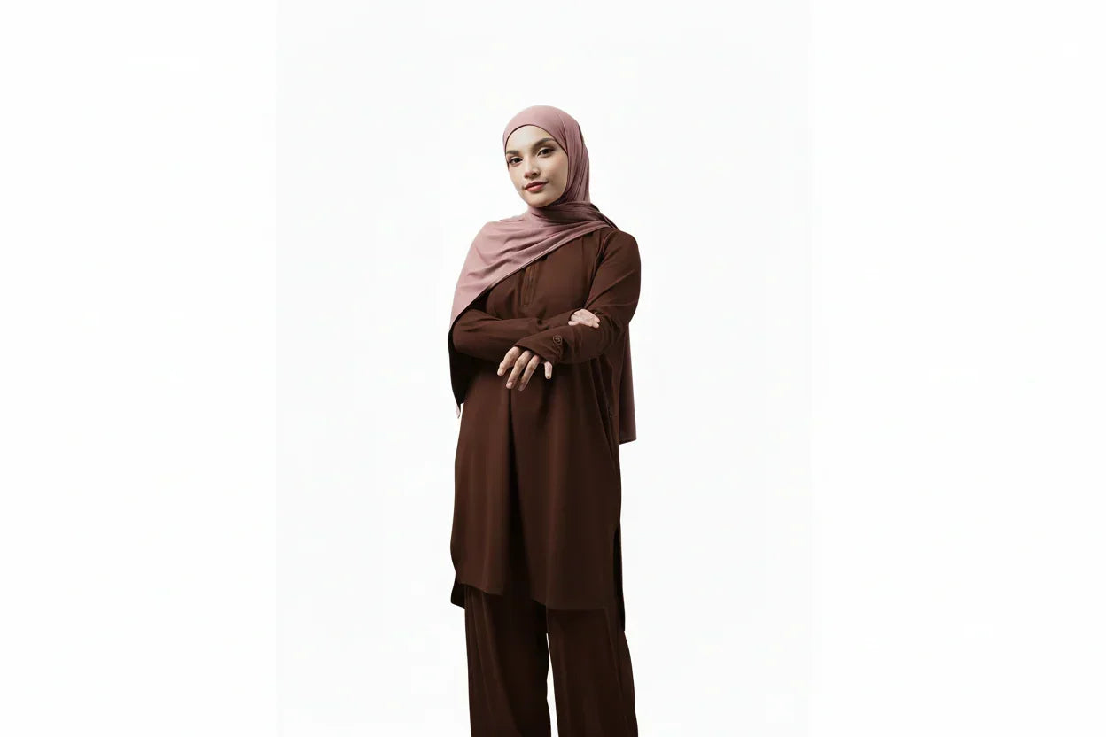 ZAHRAS BEST MIRA AIRE FLEX Performance Top - Cocoa