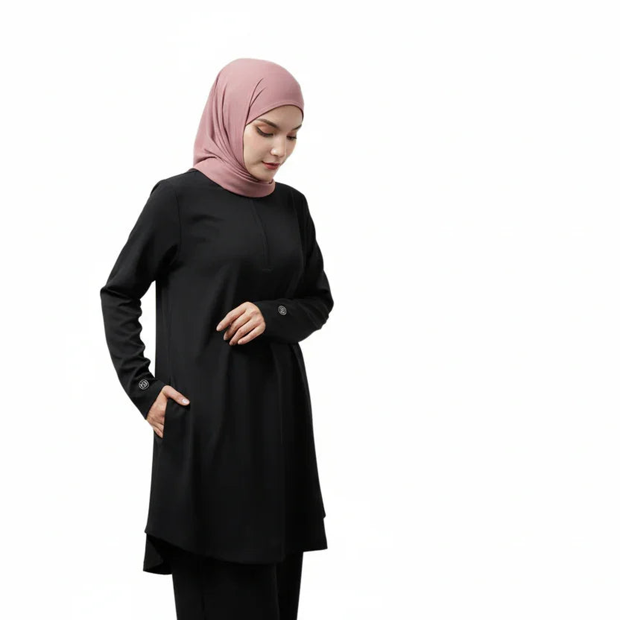 Mira AirFlex Set (Top & Wide Leg Pant) - Onyx