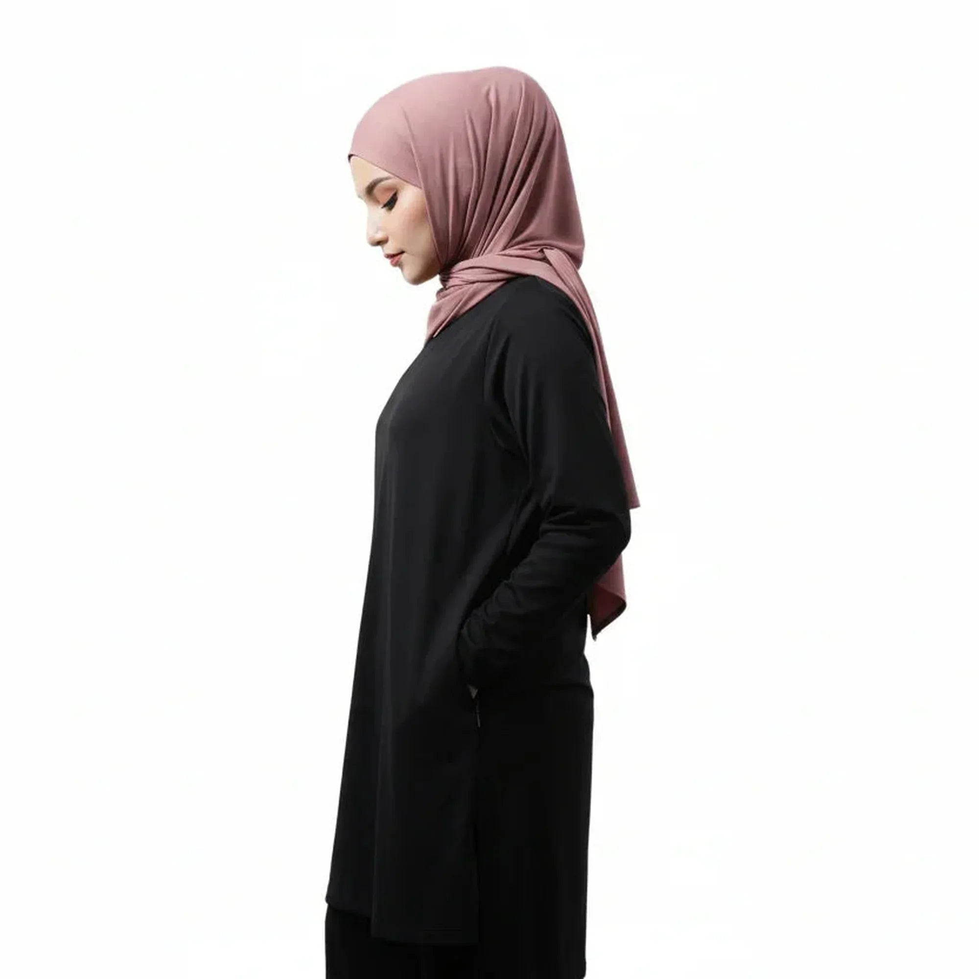 Mira AirFlex Set (Top & Wide Leg Pant) - Onyx - ZAHRA'S BEST