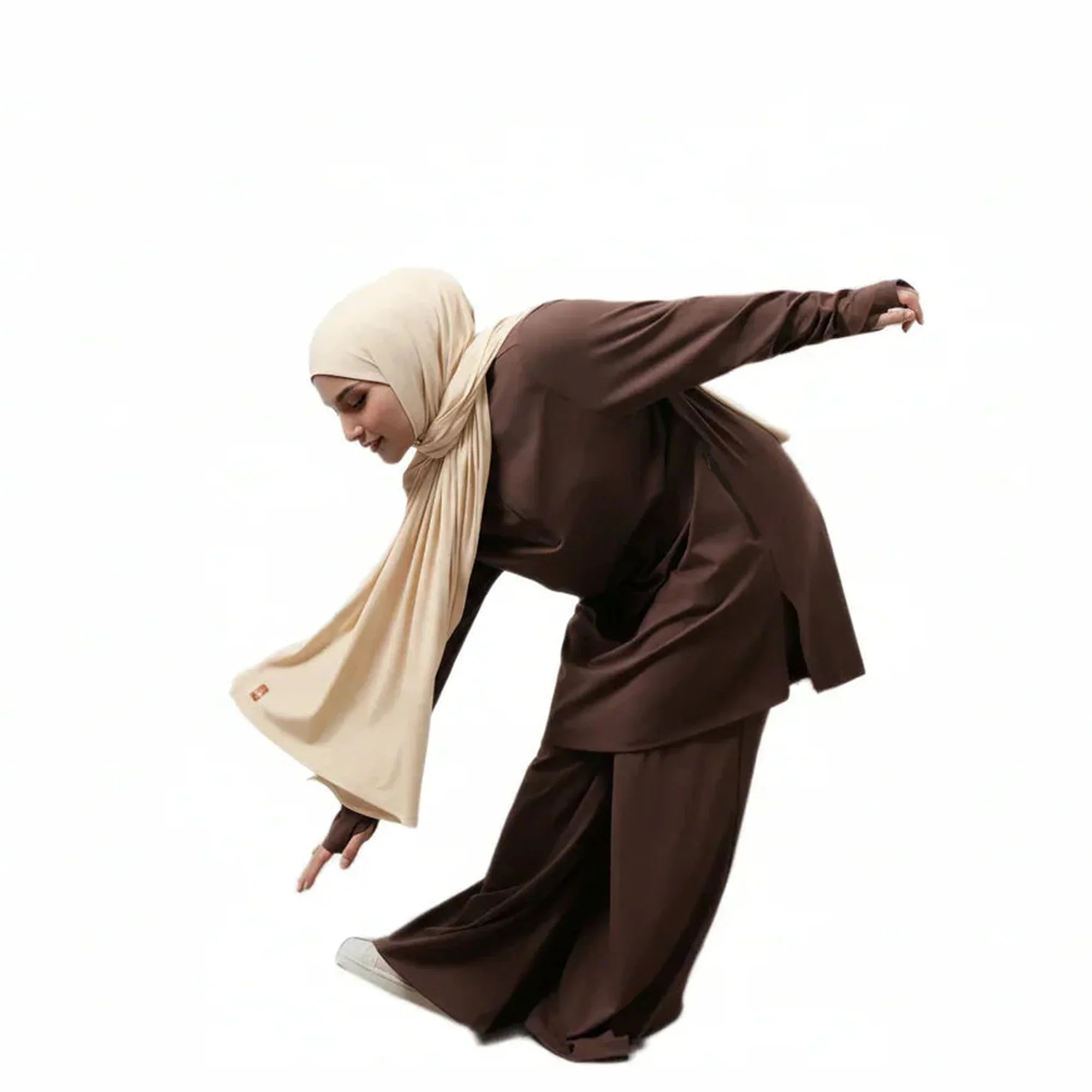 Mira AirFlex Top - Cocoa - ZAHRA'S BEST