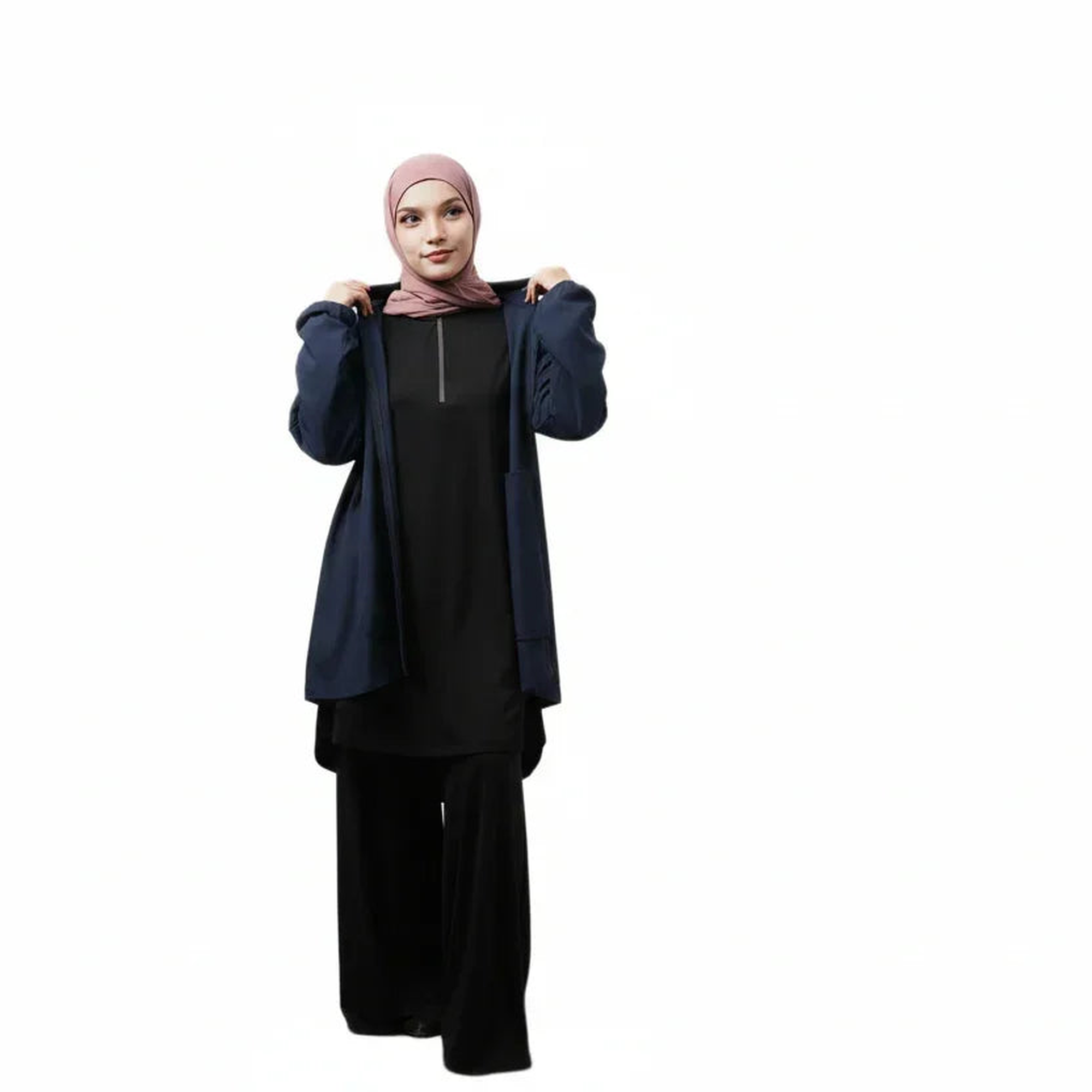 Mira AirFlex Set (Top & Wide Leg Pant) - Onyx