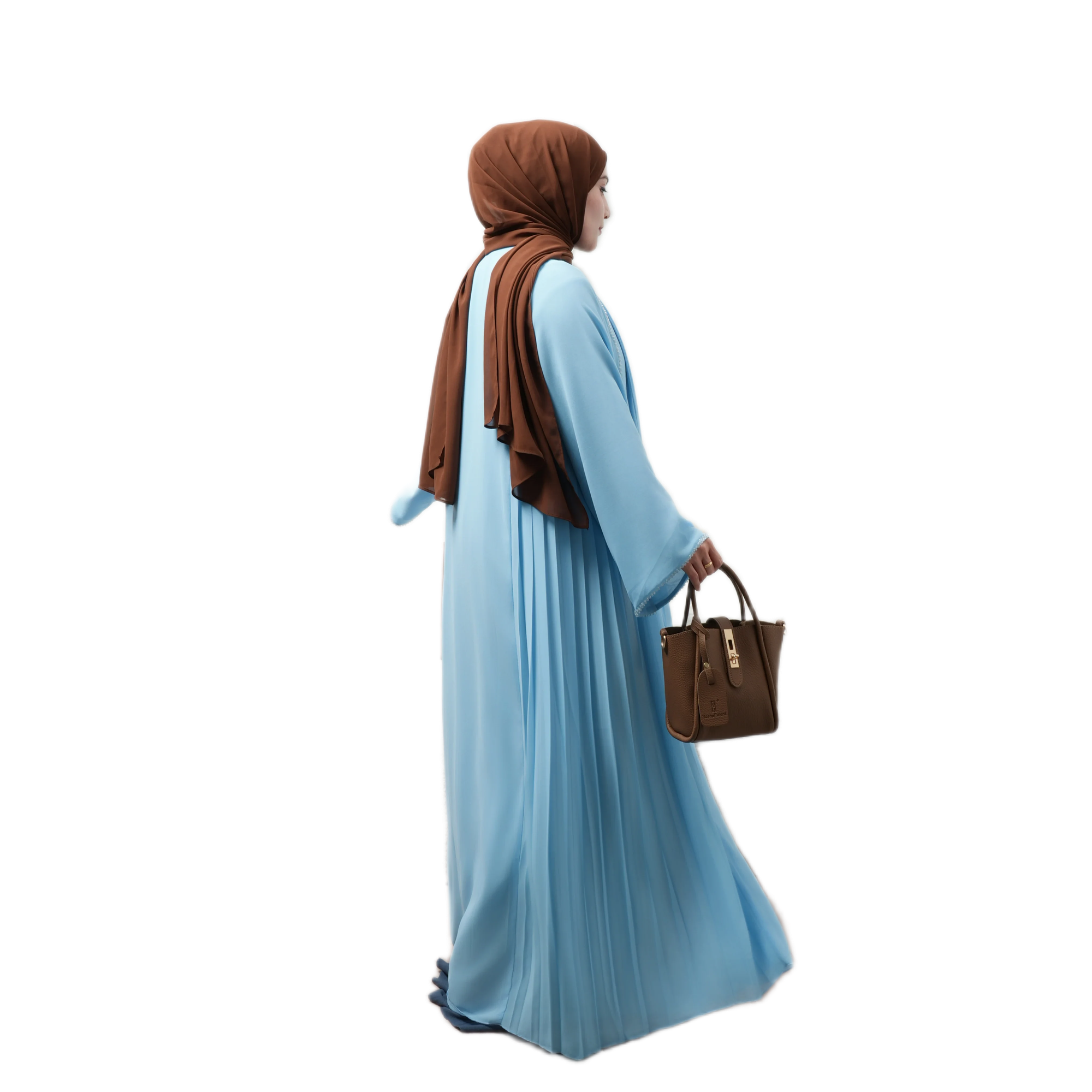 ZAHRAS BEST RUQAYYA SIDE PLEATED 2PC SET.