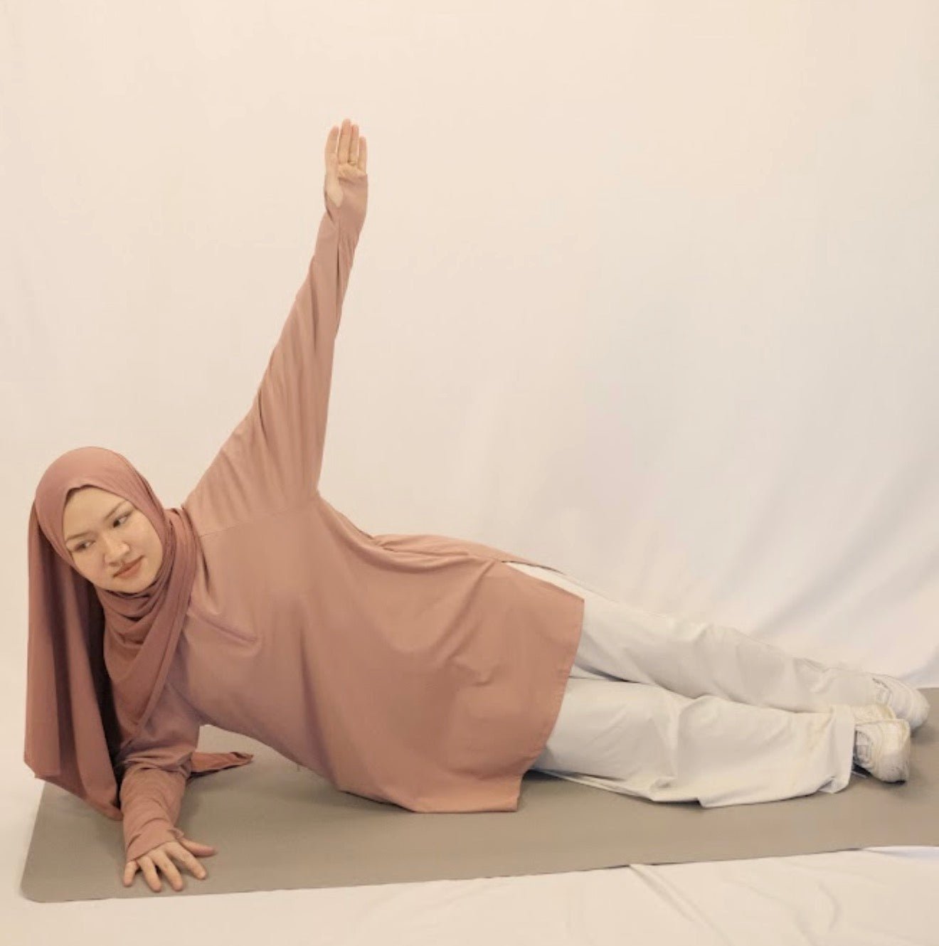 Limited Edition Mira AirFlex Raglan Top - Desert Rose - ZAHRA'S BEST