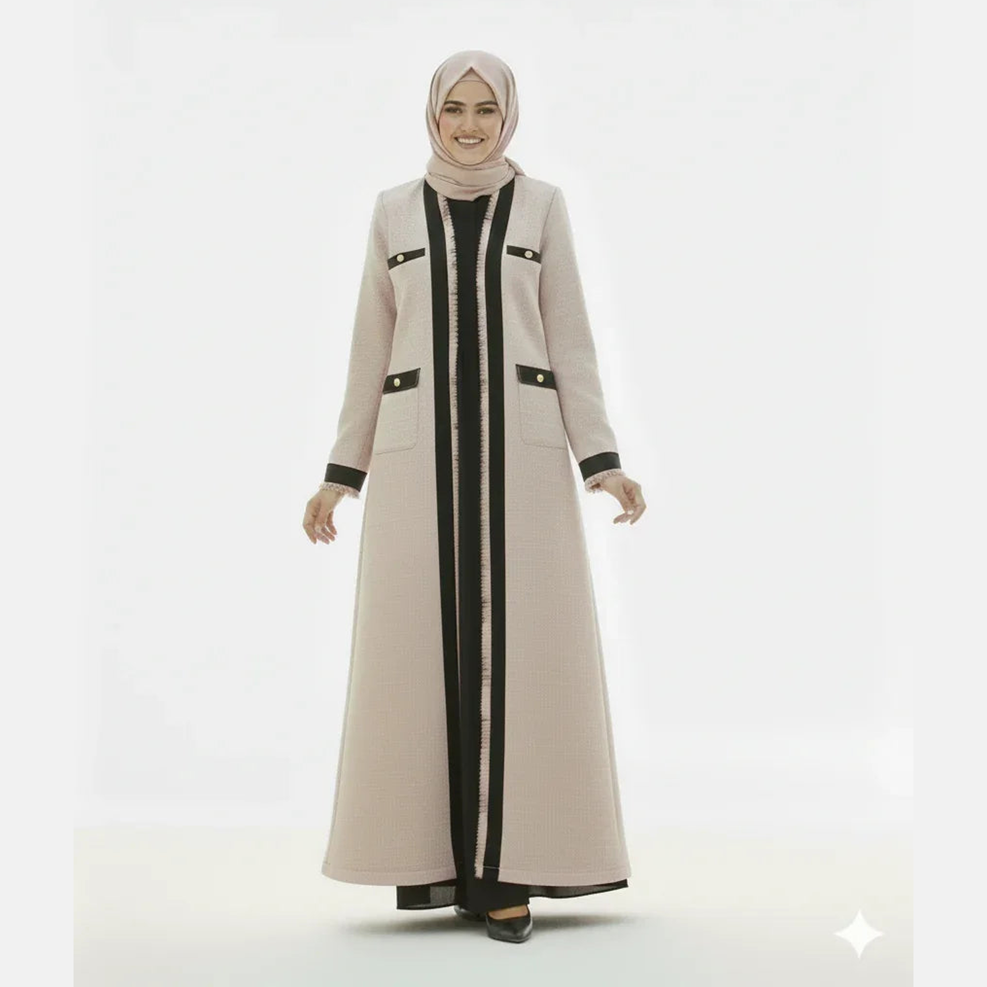 Layla Abaya Crème Brûlée - ZAHRA'S BEST