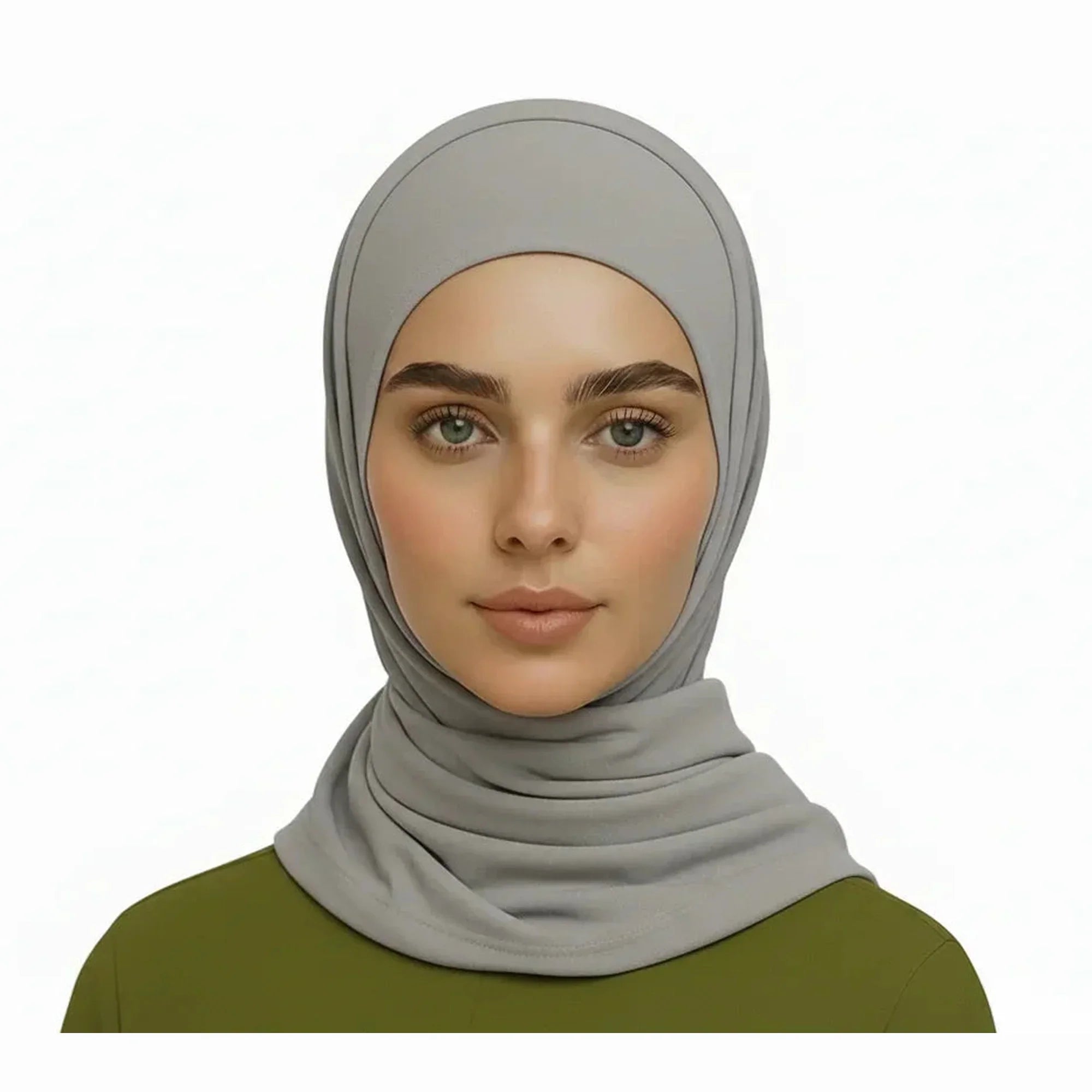 MIRA MESH HIJAB - Silver Mist - ZAHRA'S BEST