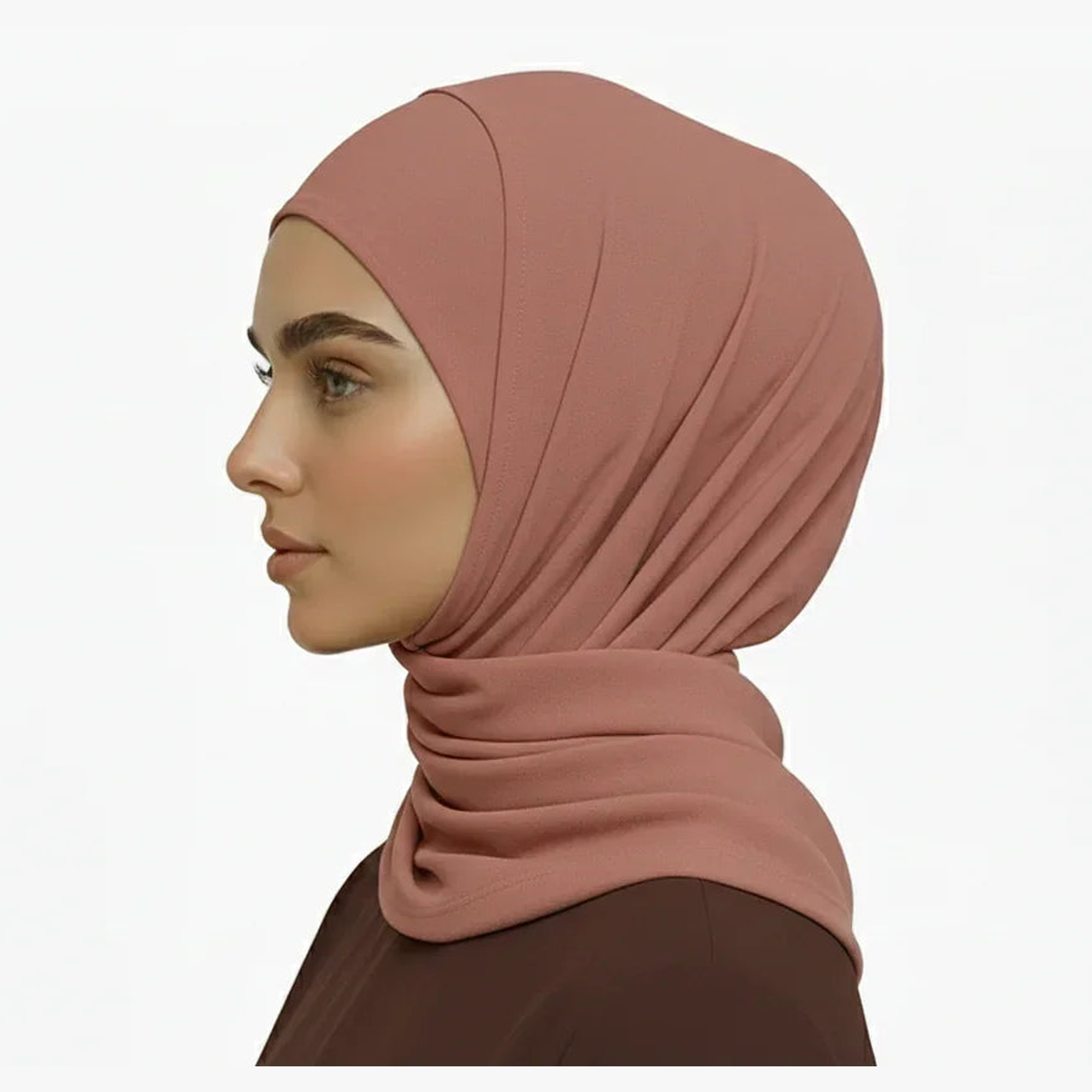 MIRA MESH HIJAB - Desert Rose