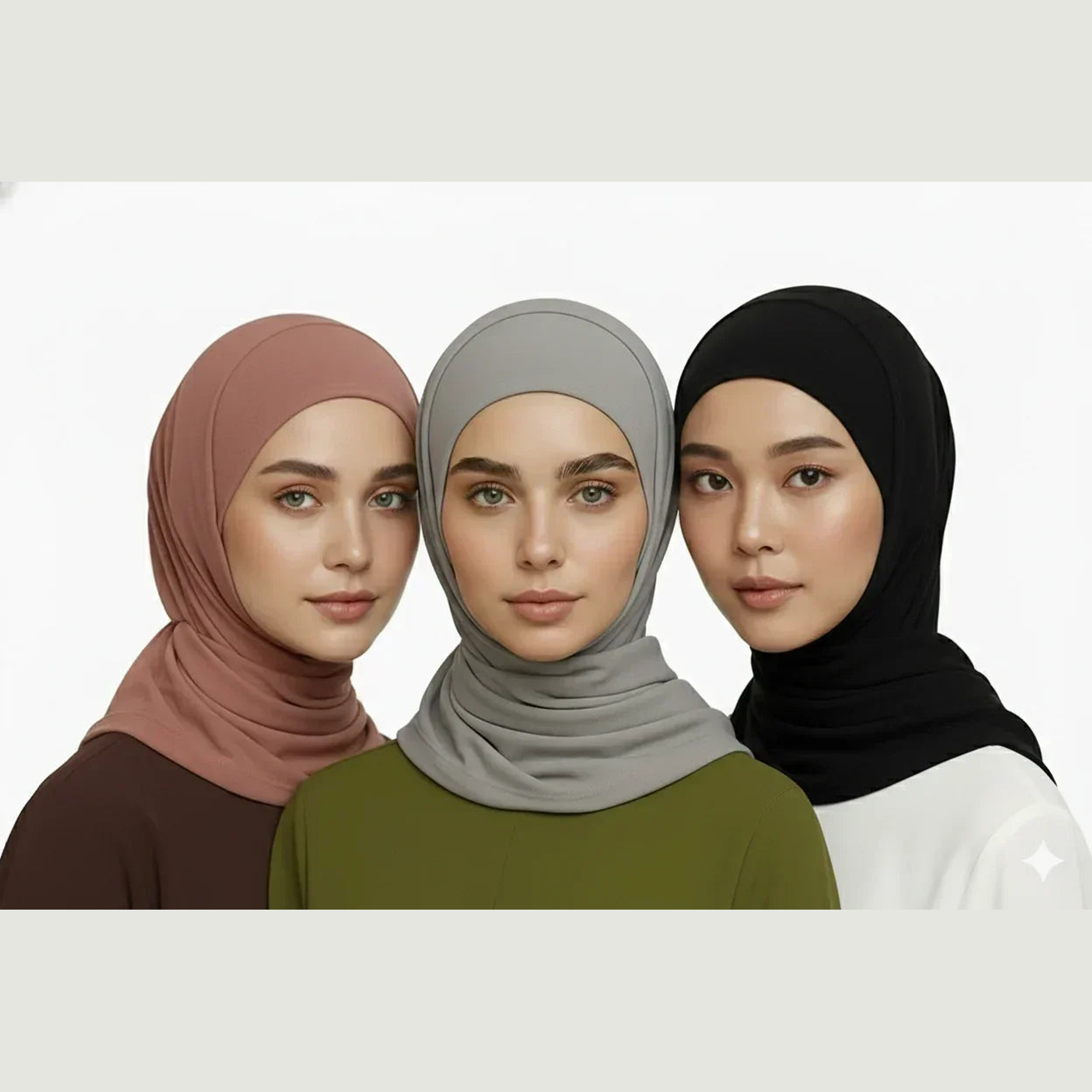 MIRA MESH HIJAB - Desert Rose