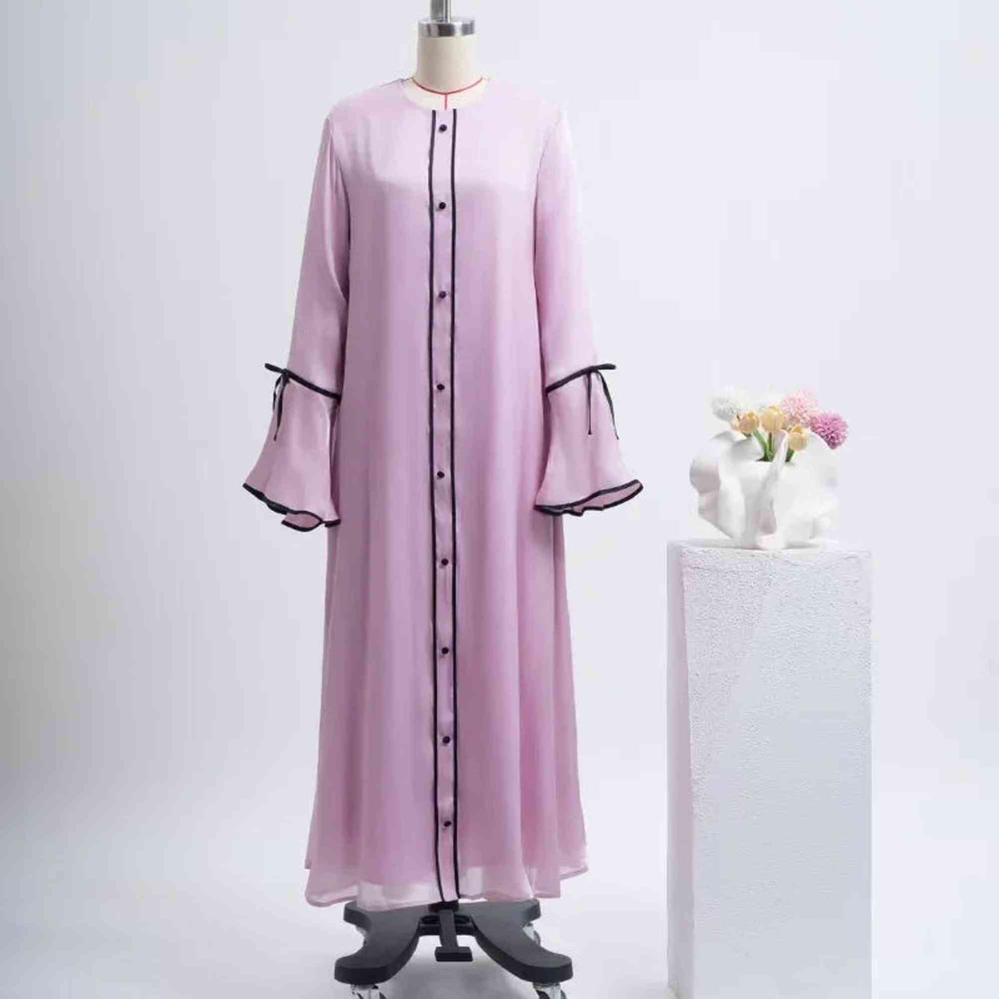 ZAHRABEST NOOR ABAYA COLLECTION ROSE SHADOW