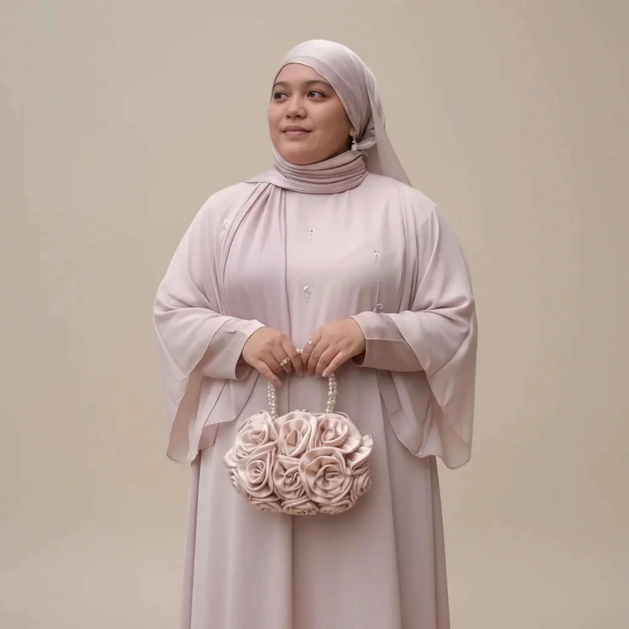 Jamela Abaya — Classic Cut | Barely Blush - ZAHRA'S BEST