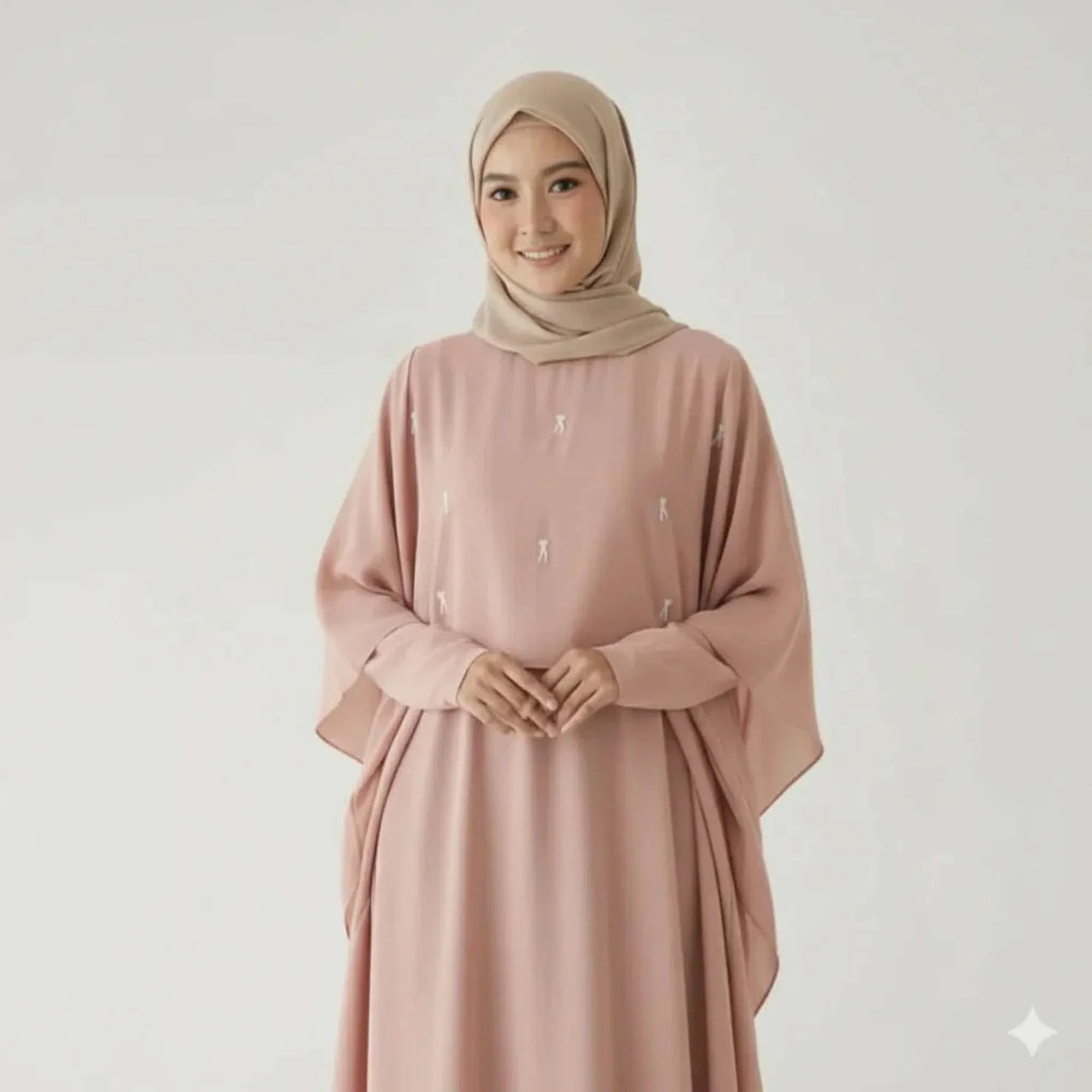 Jamela Abaya — Classic Cut | Barely Blush - ZAHRA'S BEST