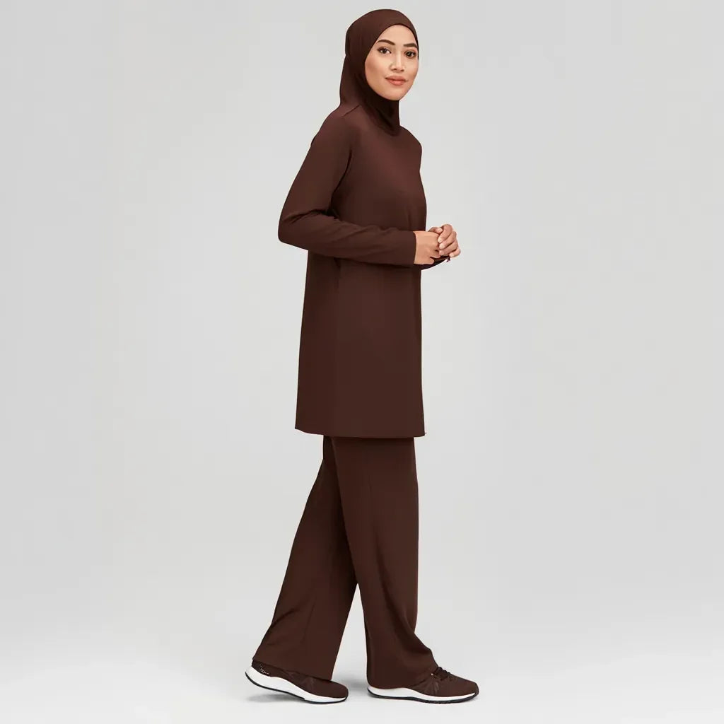 ZAHRAS BEST MIRA AIRE FLEX Performance Top - Cocoa