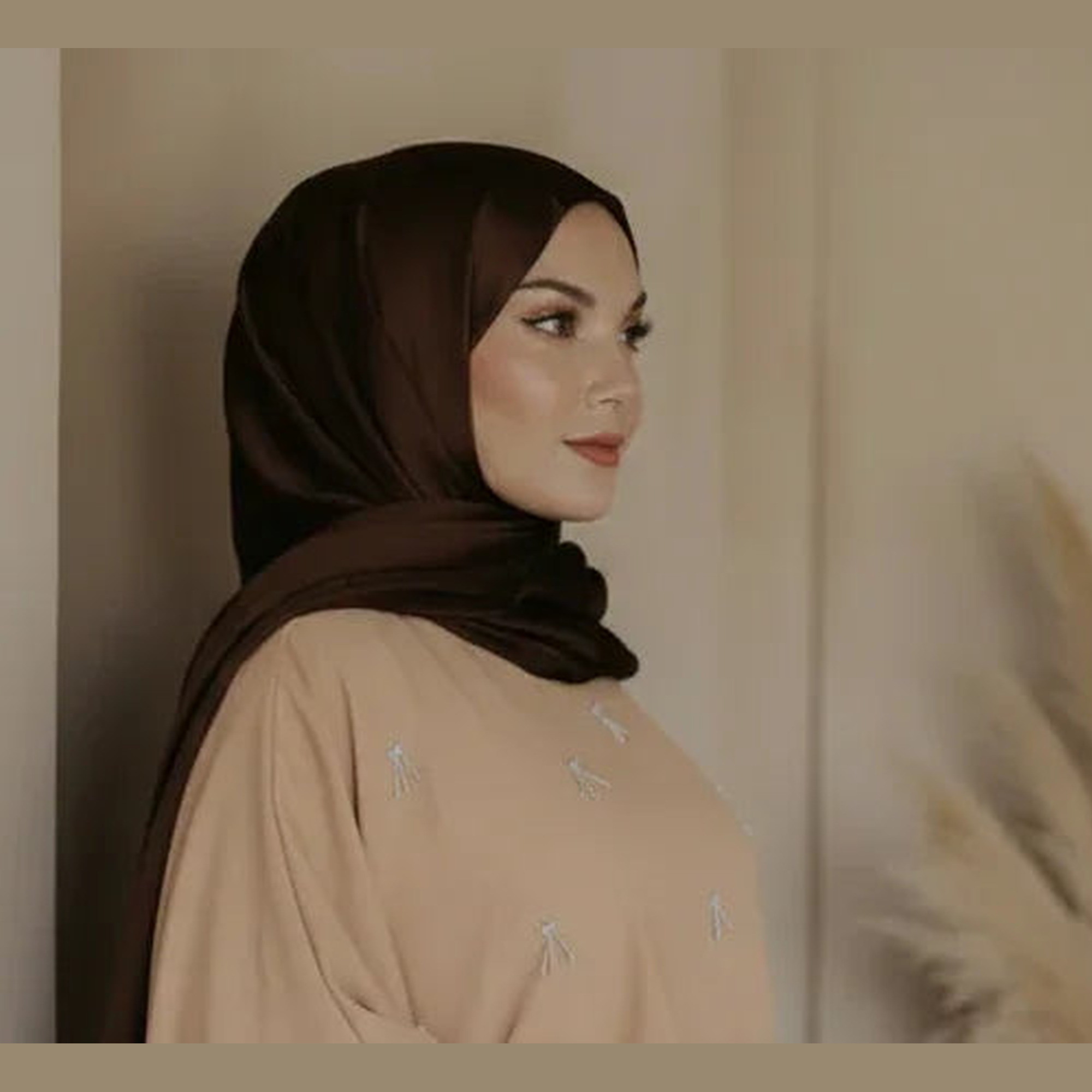 Zahras Best Jamela Abaya 2 Piece Set Golden Dune