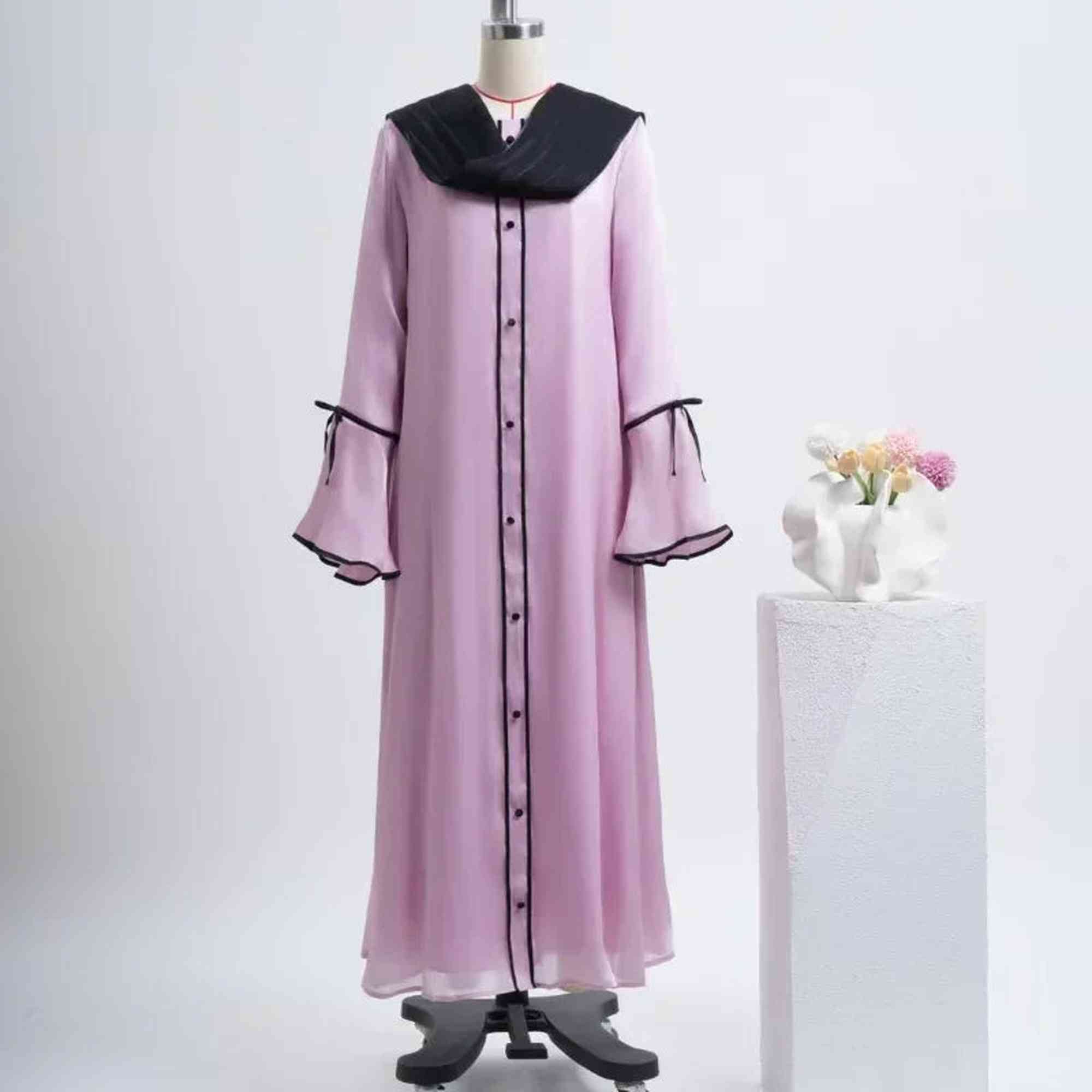 ZAHRABEST NOOR ABAYA COLLECTION ROSE  SHADOW