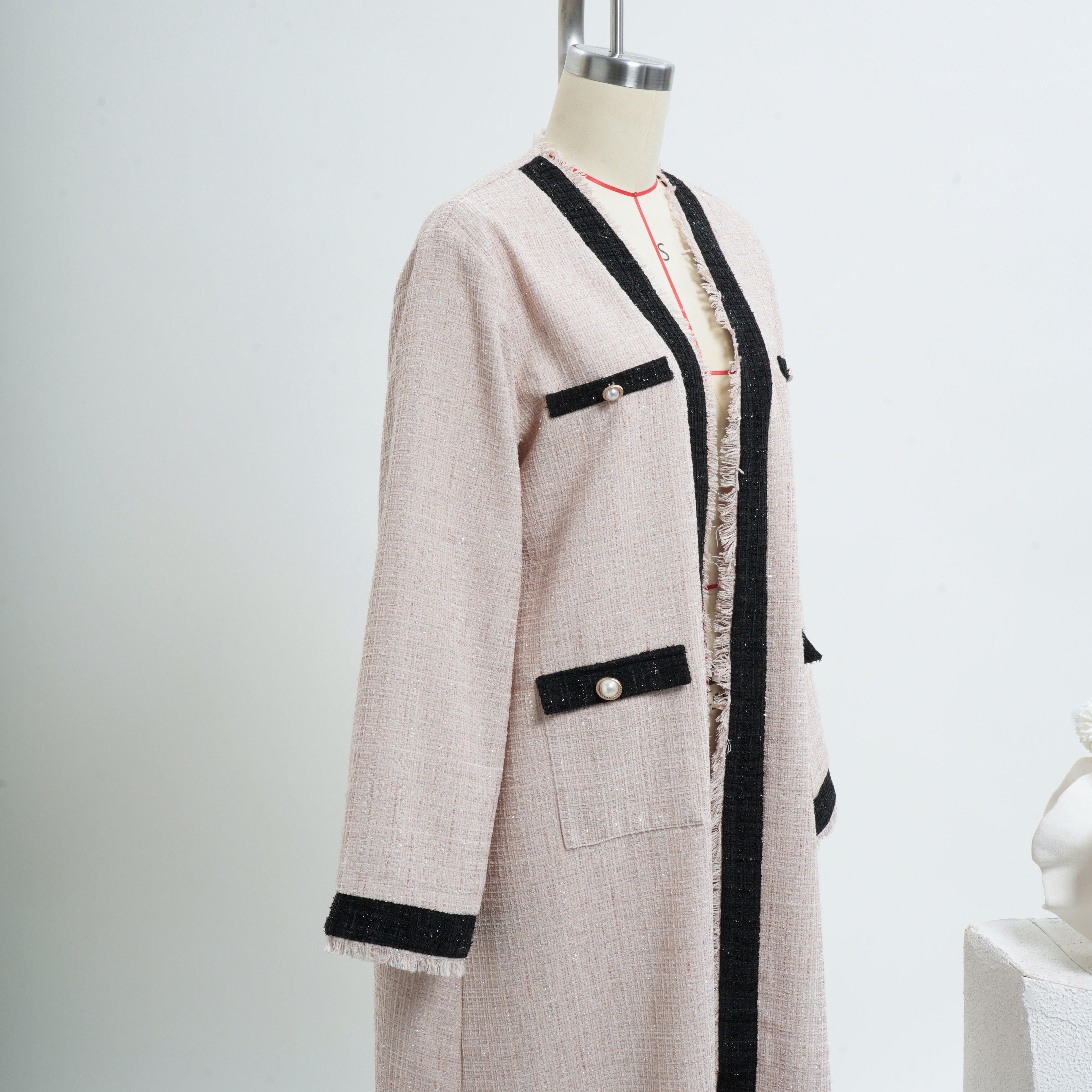 ZahrasBest Layla Abaya — 2-Piece Set | Crème Brûlée