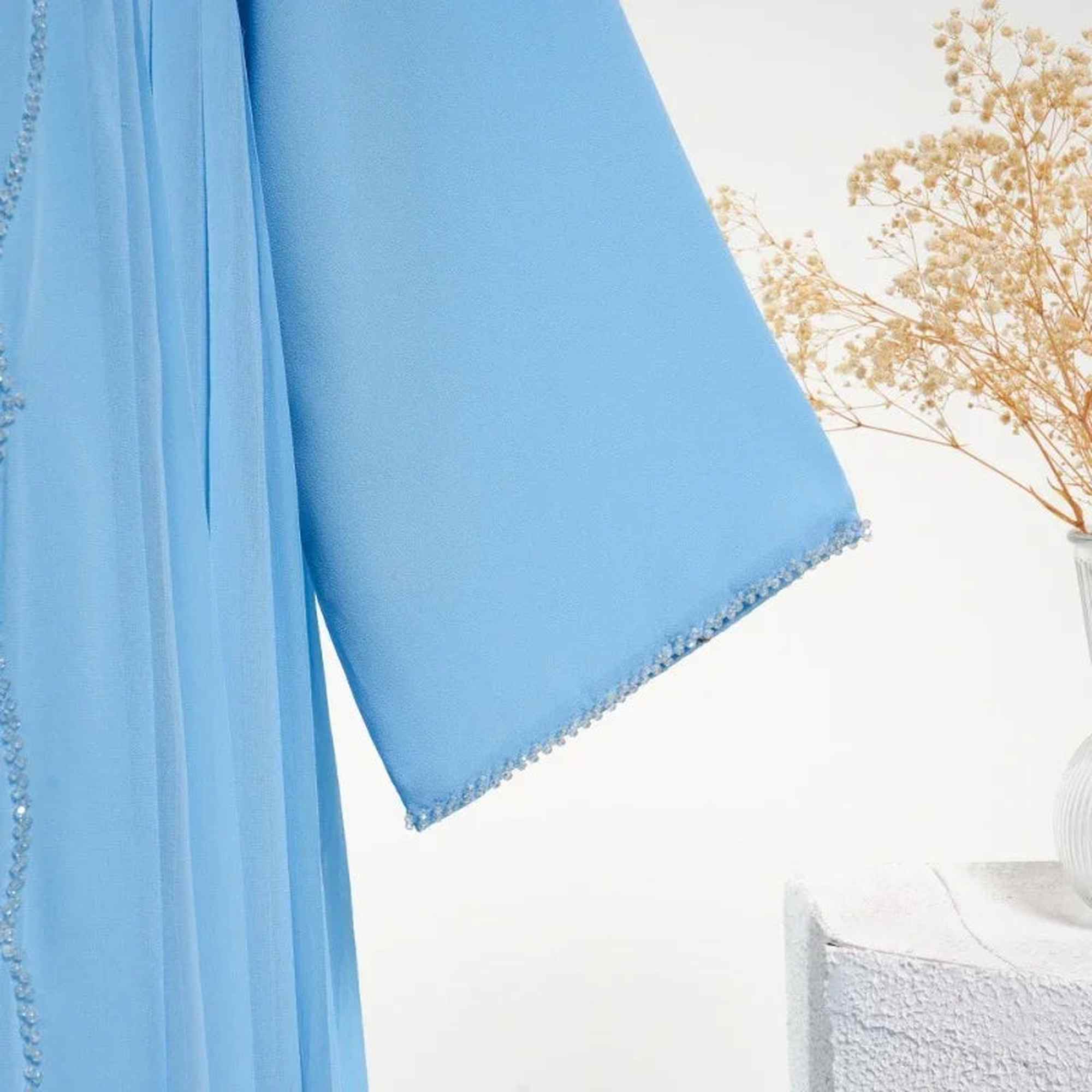 ZAHRAS BEST RUQAYYA SIDE PLEATED 2PC SET.