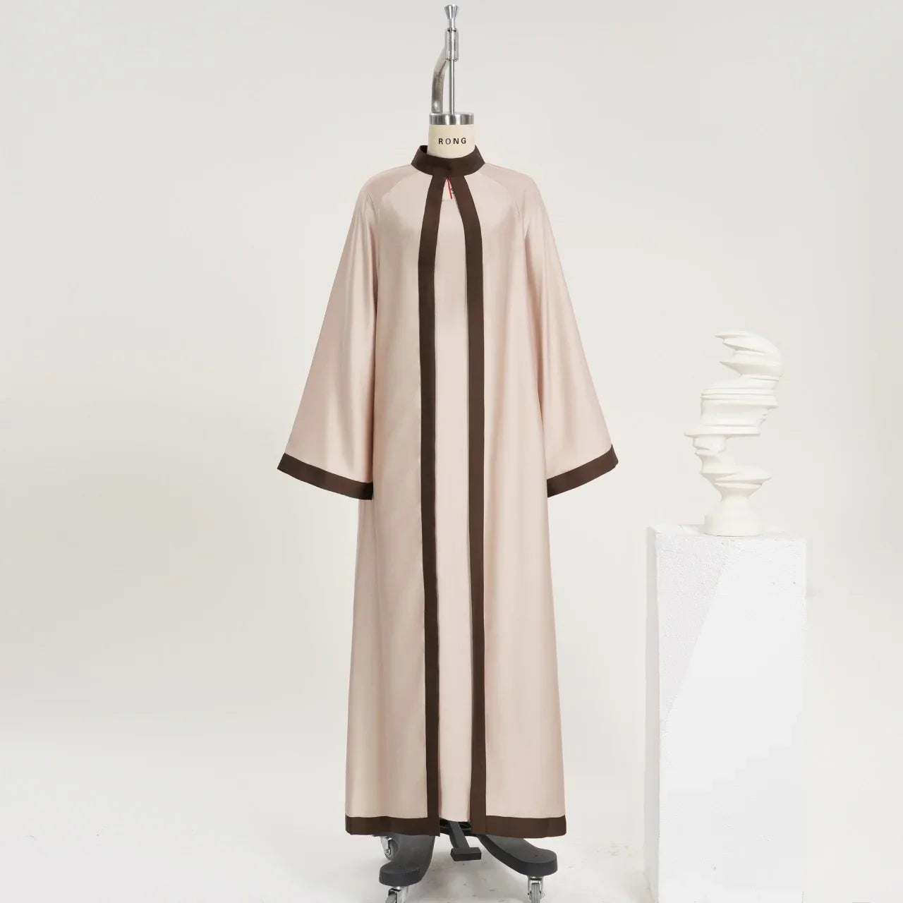 AL-ZAHRA Abaya Set | Deep Mocha