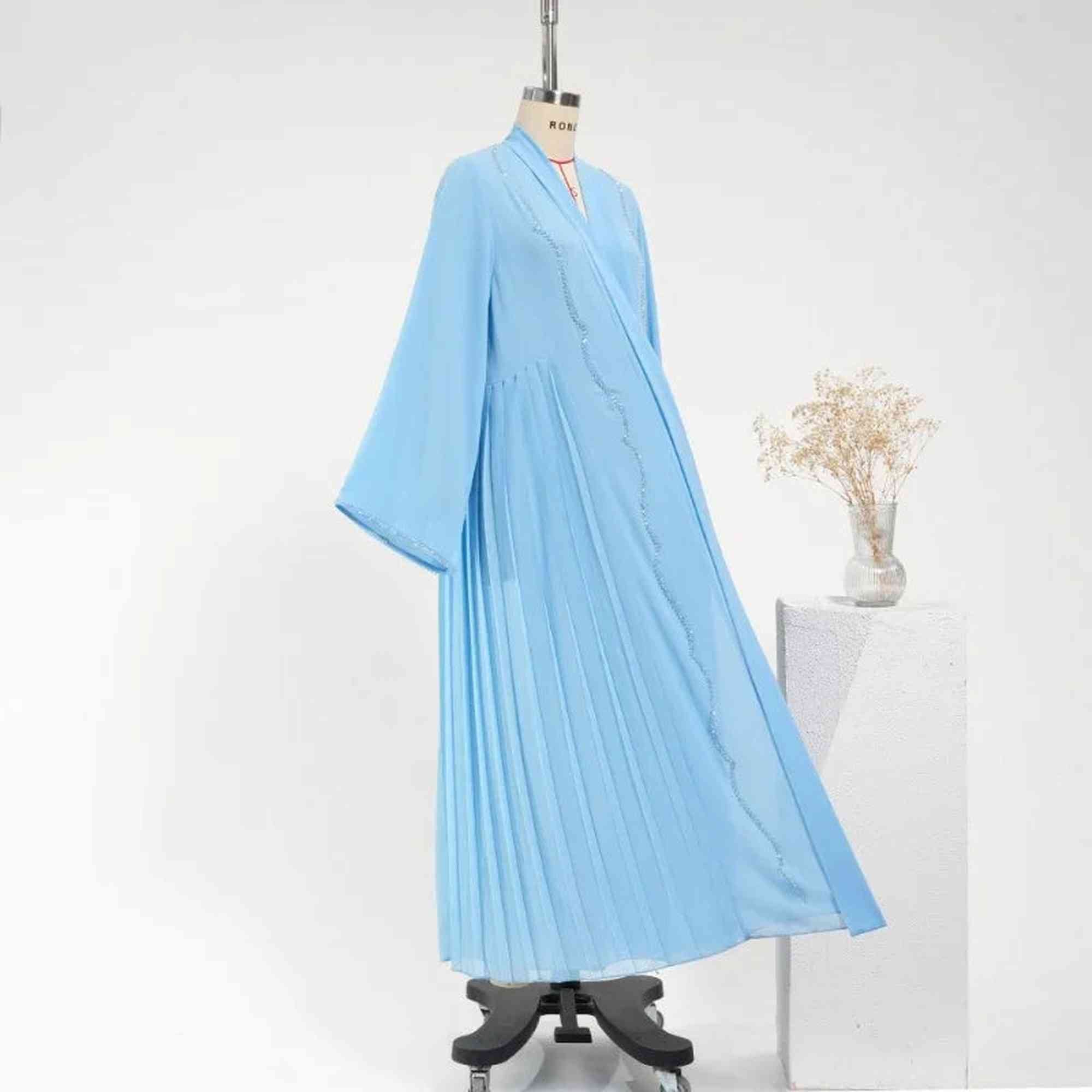 ZAHRAS BEST RUQAYYA SIDE PLEATED 2PC SET.