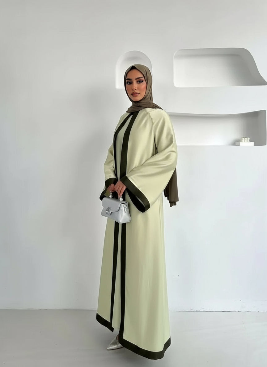 AL-ZAHRA 2 pc.        DESERT SAGE/OLIVE MIST