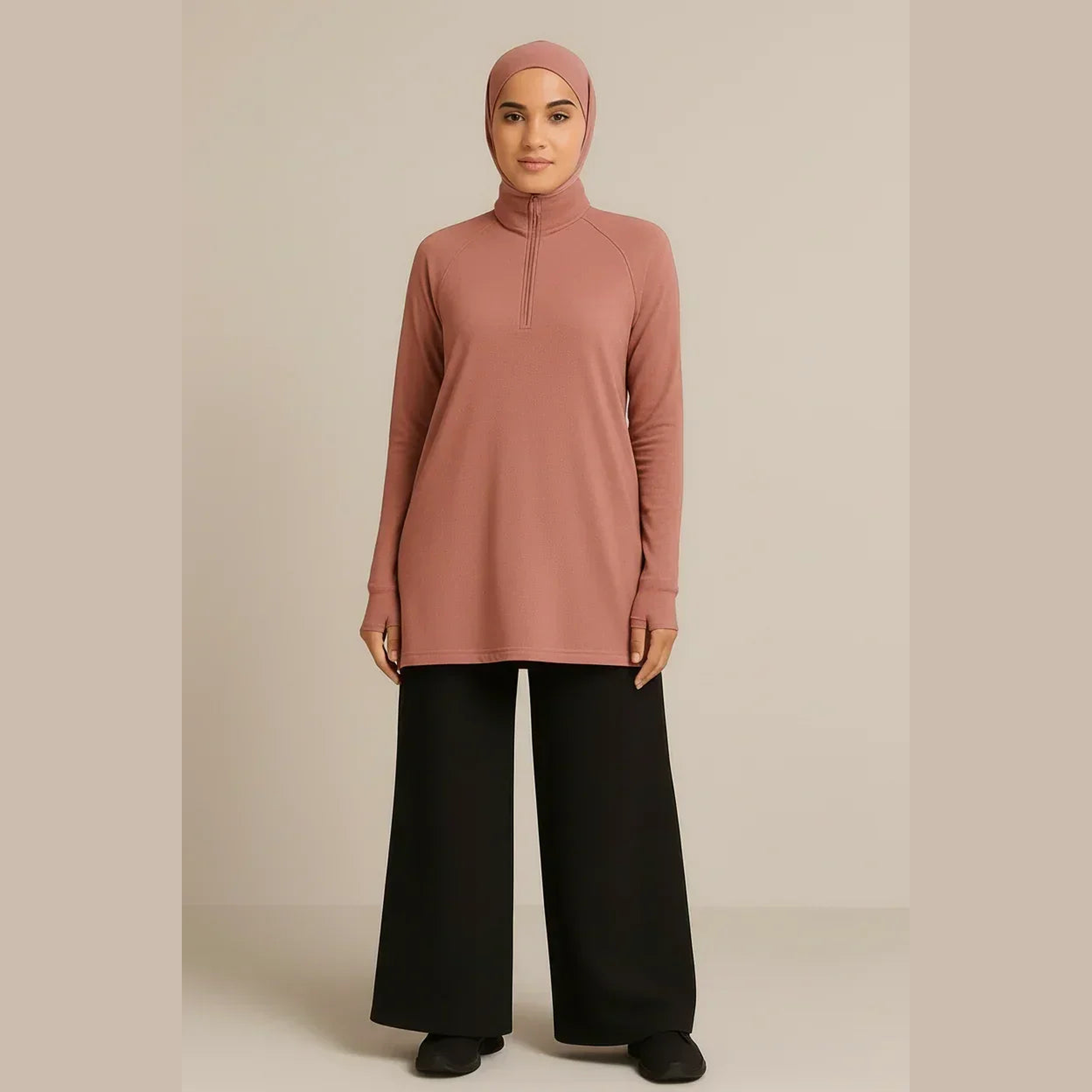 Mira AirFlex Wide Leg Pant Onyx