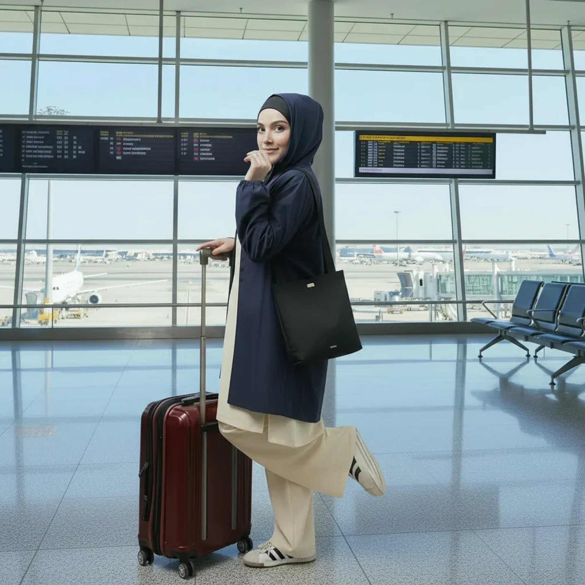 Mira AirFlex Set (Top & Wide Leg Pant) - Cloud