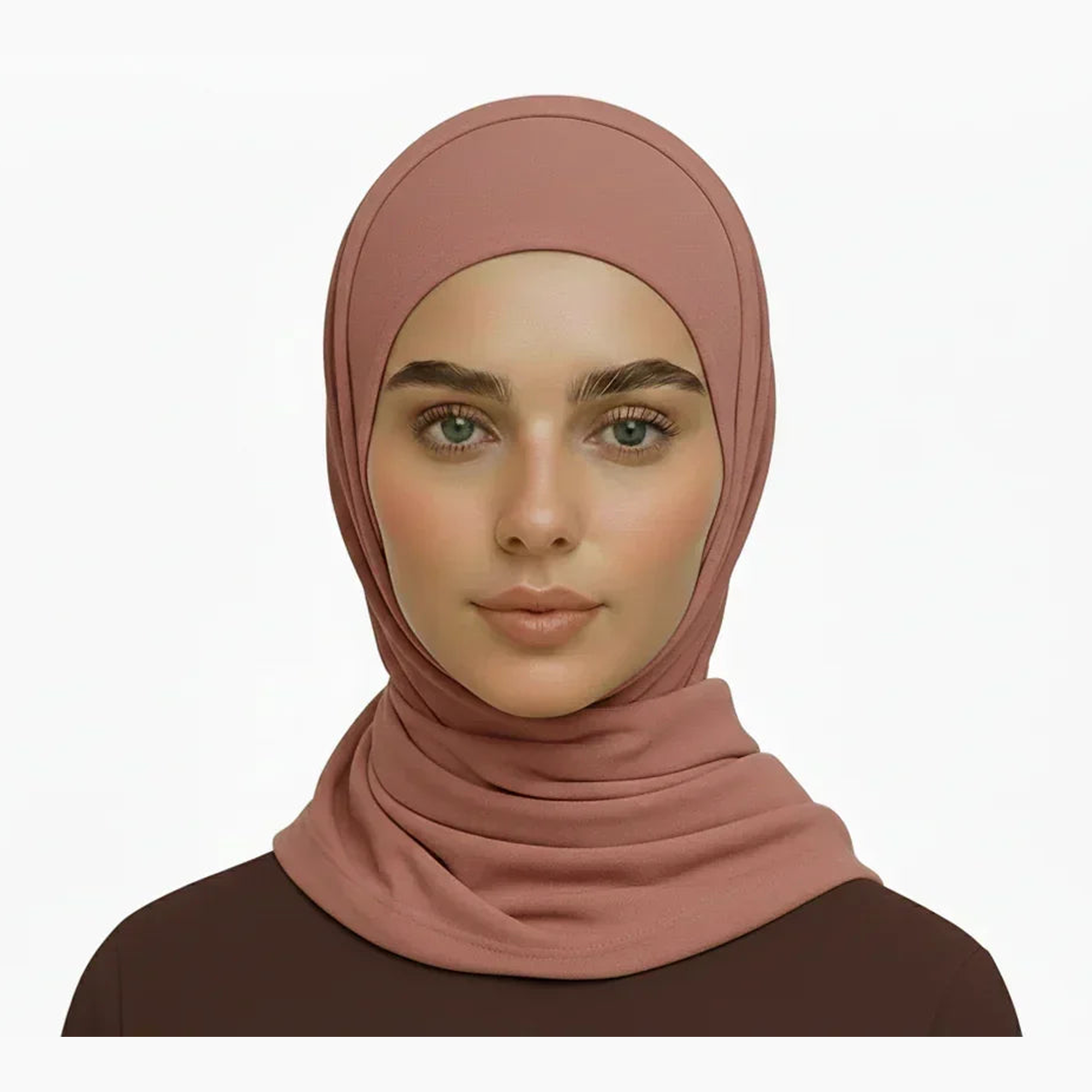 MIRA MESH HIJAB - Desert Rose