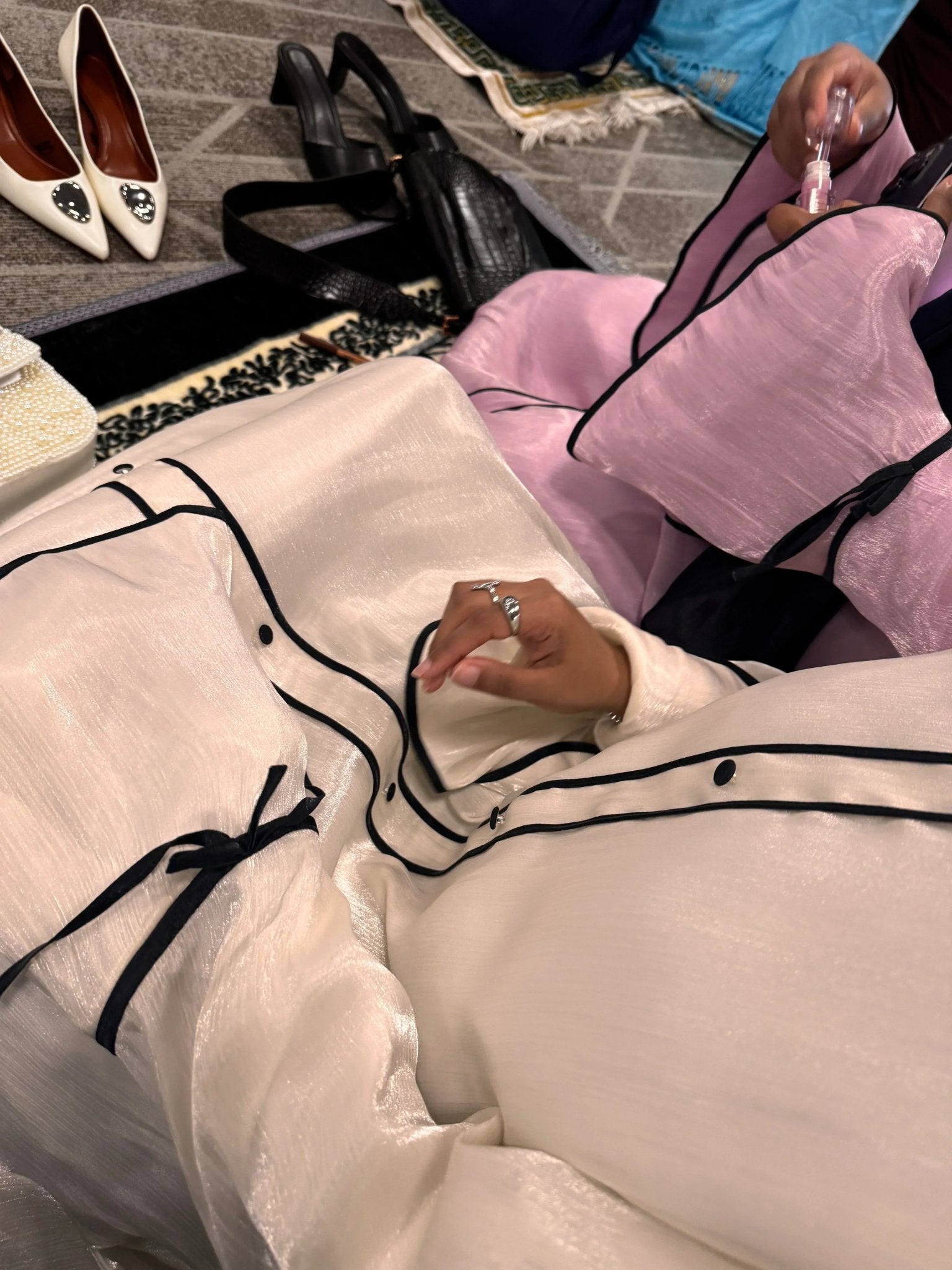 Noor Abaya Collection Pearl Shadow - ZAHRA'S BEST