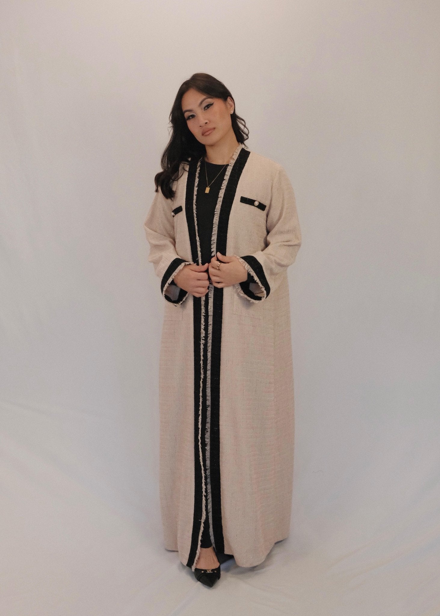 Layla Abaya Crème Brûlée - ZAHRA'S BEST