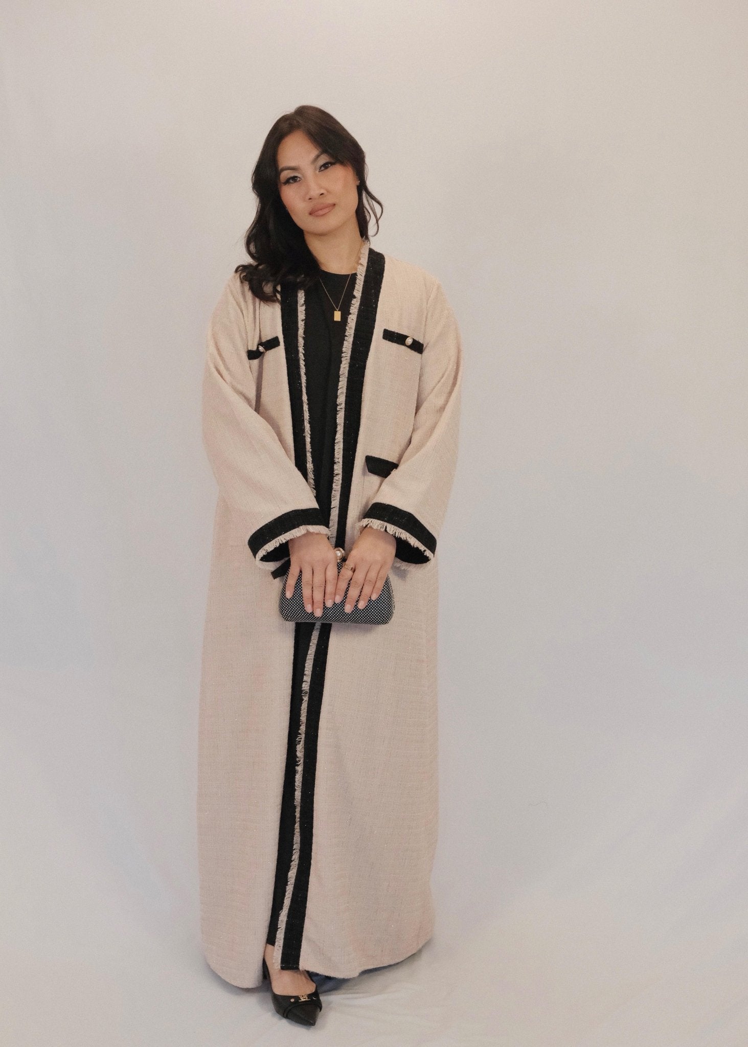 Layla Abaya Crème Brûlée - ZAHRA'S BEST