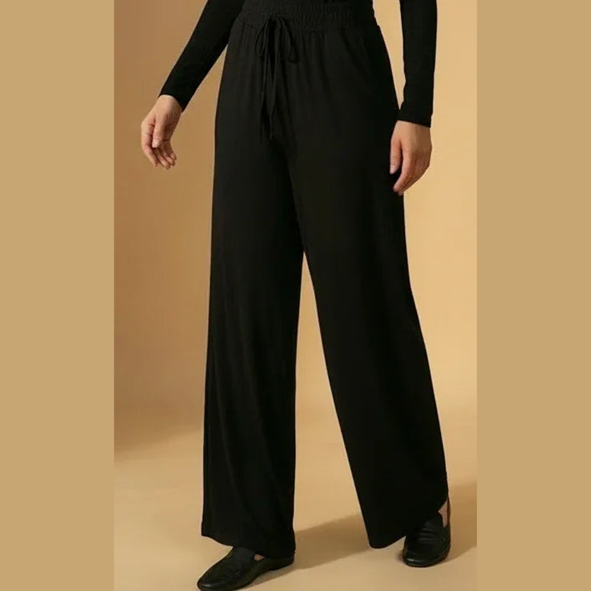 Mira AirFlex Wide Leg Pant Onyx