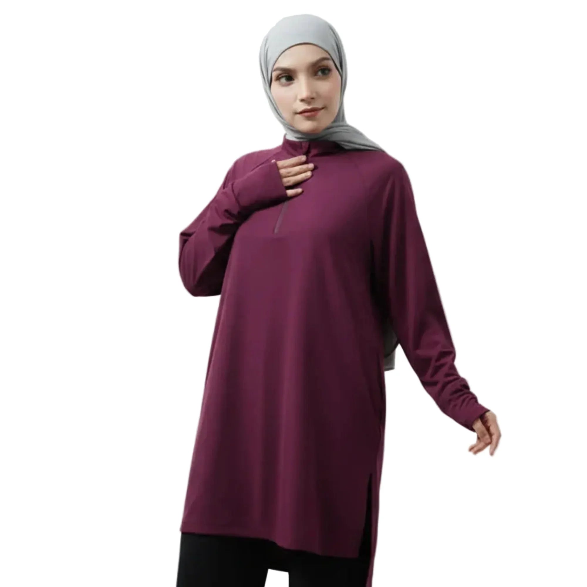 Limited Edition Mira AirFlex Raglan Top - Mulberry