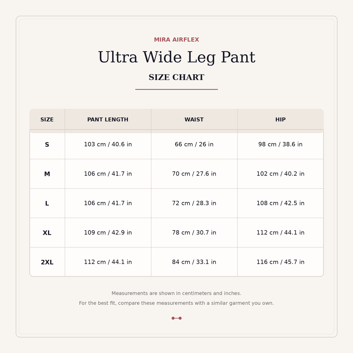 Mira AirFlex Ultra Wide Leg Pant - Cloud - ZAHRA'S BEST