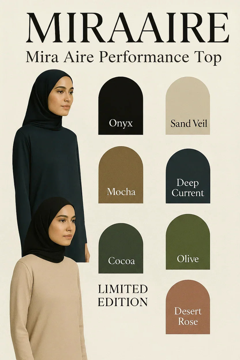 ZAHRAS BEST  MIRA AIRE FLEX Performance Top -  Cocoa