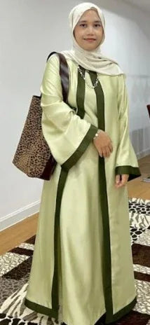 AL-ZAHRA 2 pc.        DESERT SAGE/OLIVE MIST